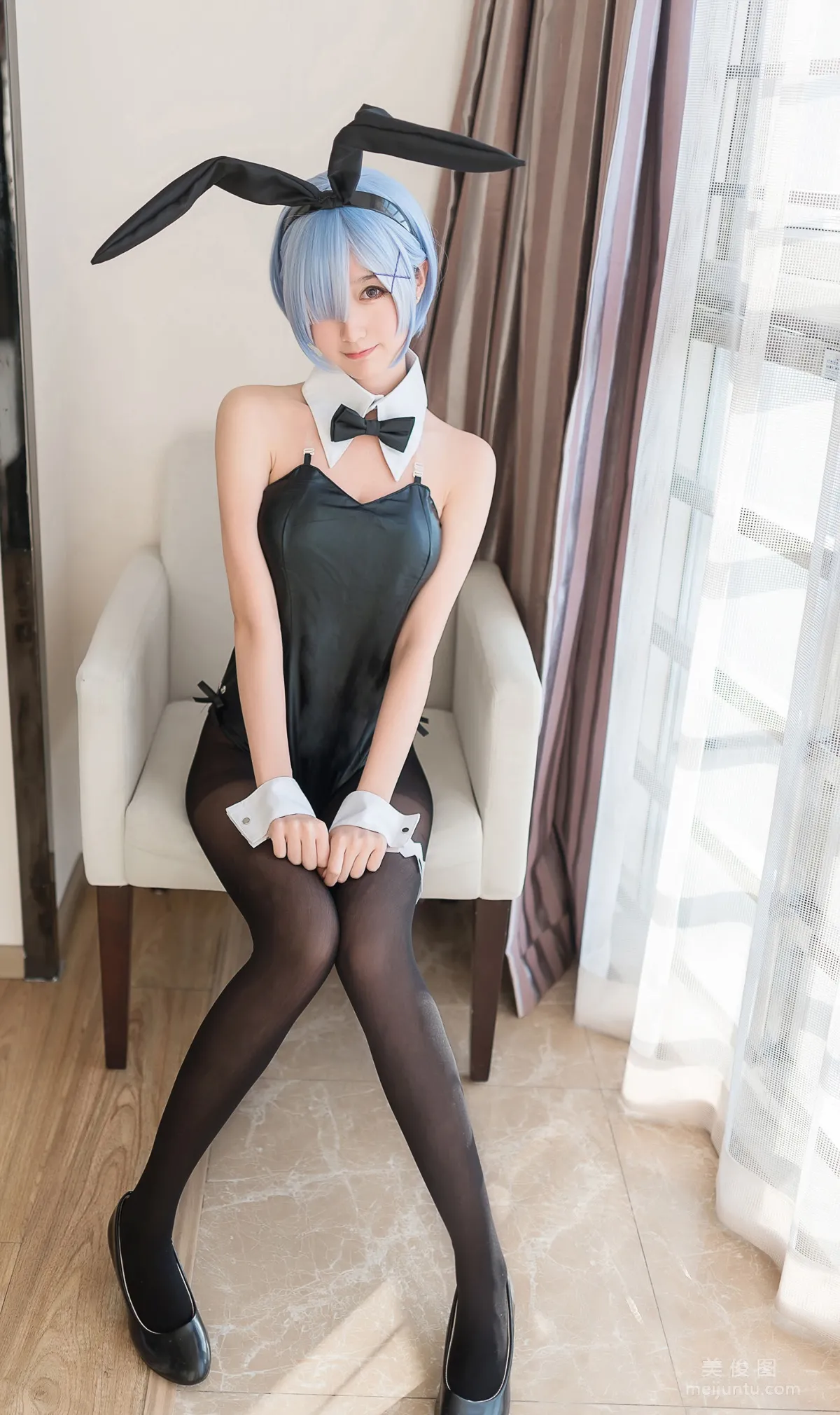 Cute Girl Mu Mianmian OwO, Rem Bunny Girl Photo Set photo 57