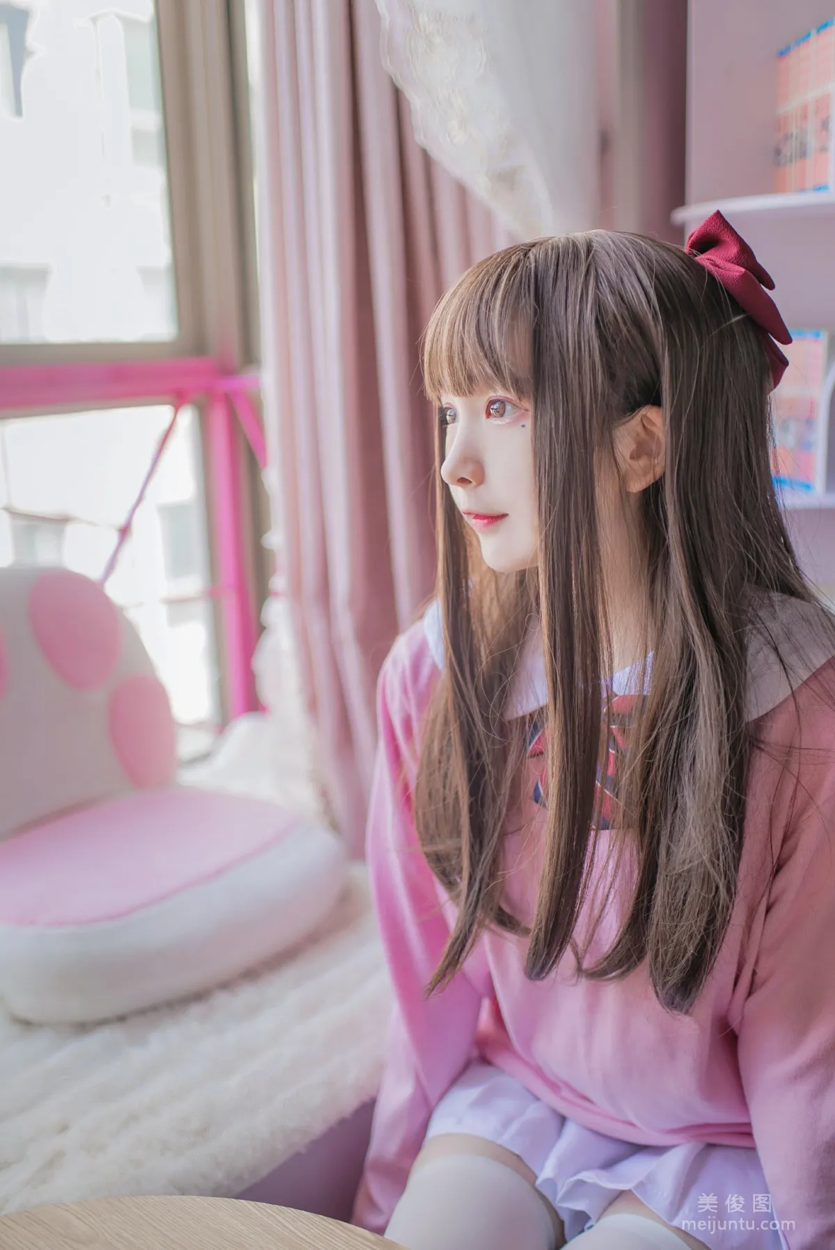 2D Beauty Guchuan kagura Pink JK Photo Set photo 15