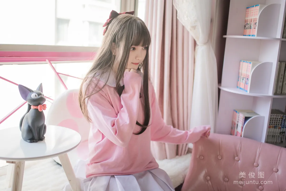 2D Beauty Guchuan kagura Pink JK Photo Set photo 4