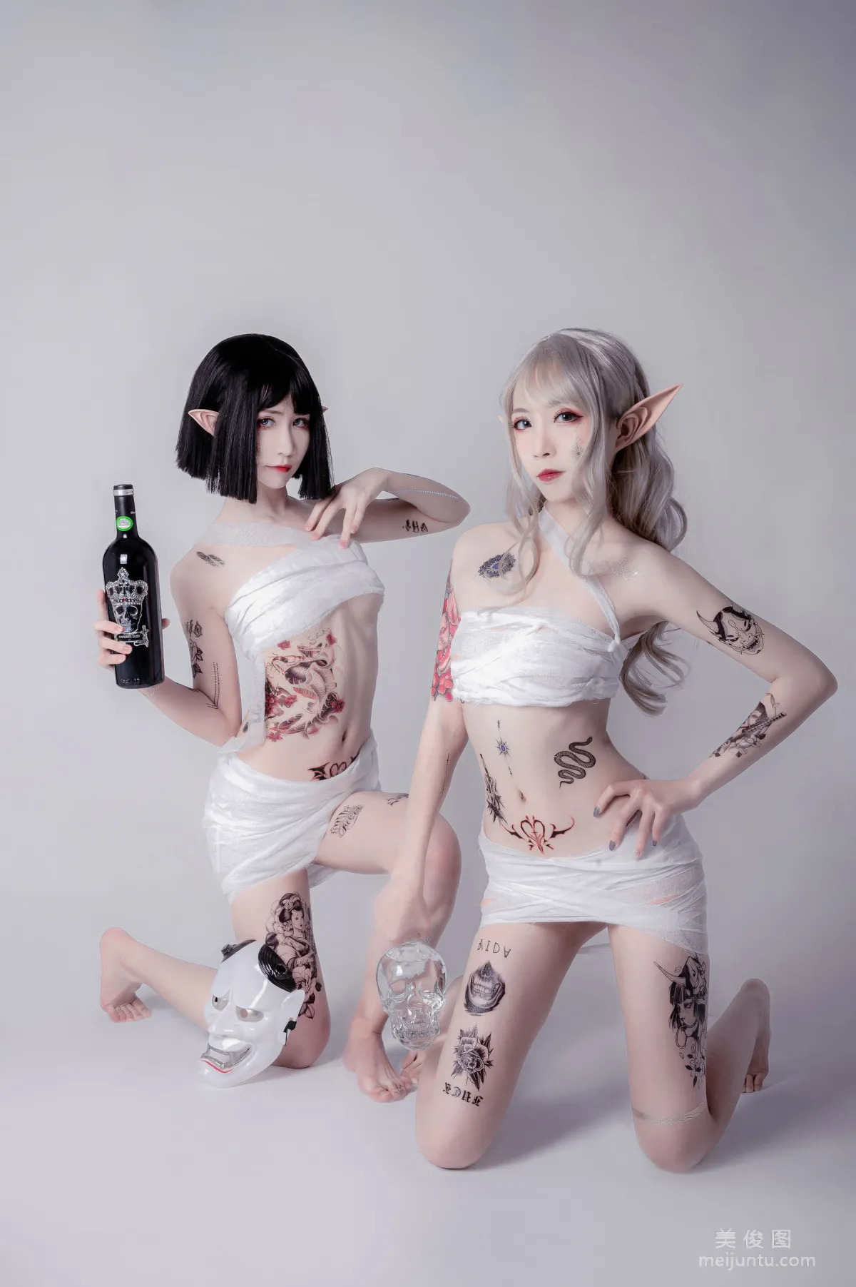 [COS Bonus] Anime Blogger Ruanyi Fairy, Straps and Samurai Photo Set photo 4