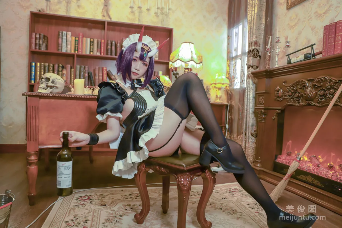 [COS] Anime Blogger Zhenzi Mitao oo, Shuten Doji Maid Photo Set photo 3
