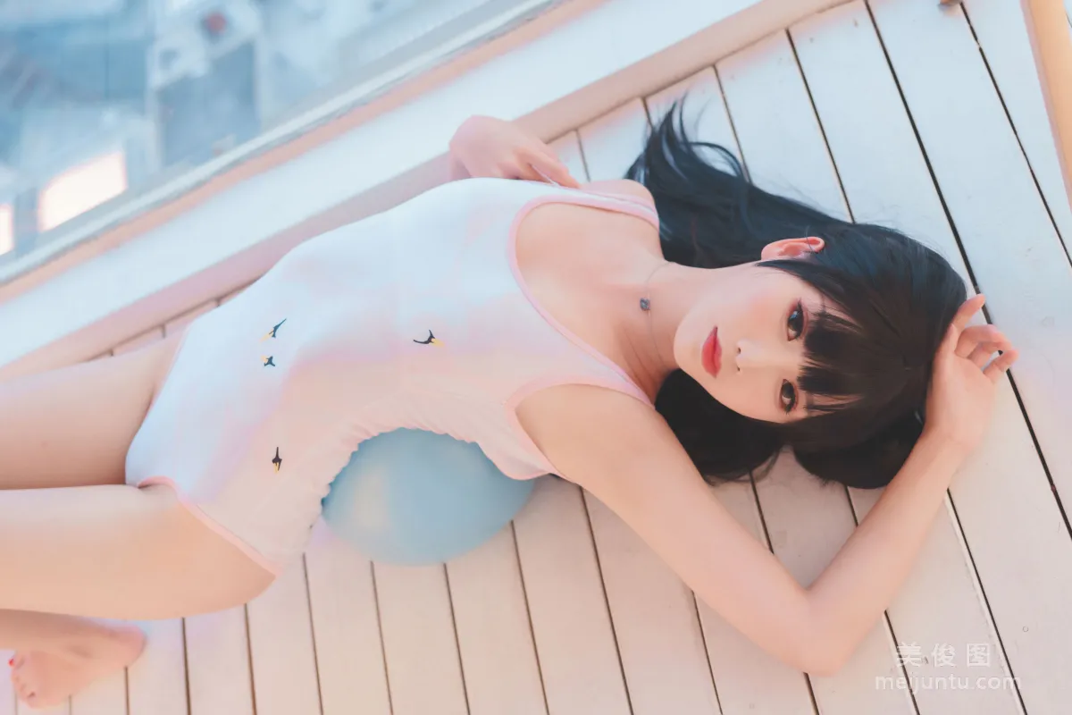 [COS Bonus] Cute Popular Coser Mianbing Xianer, Bathtub Bubbles Photo Set photo 41