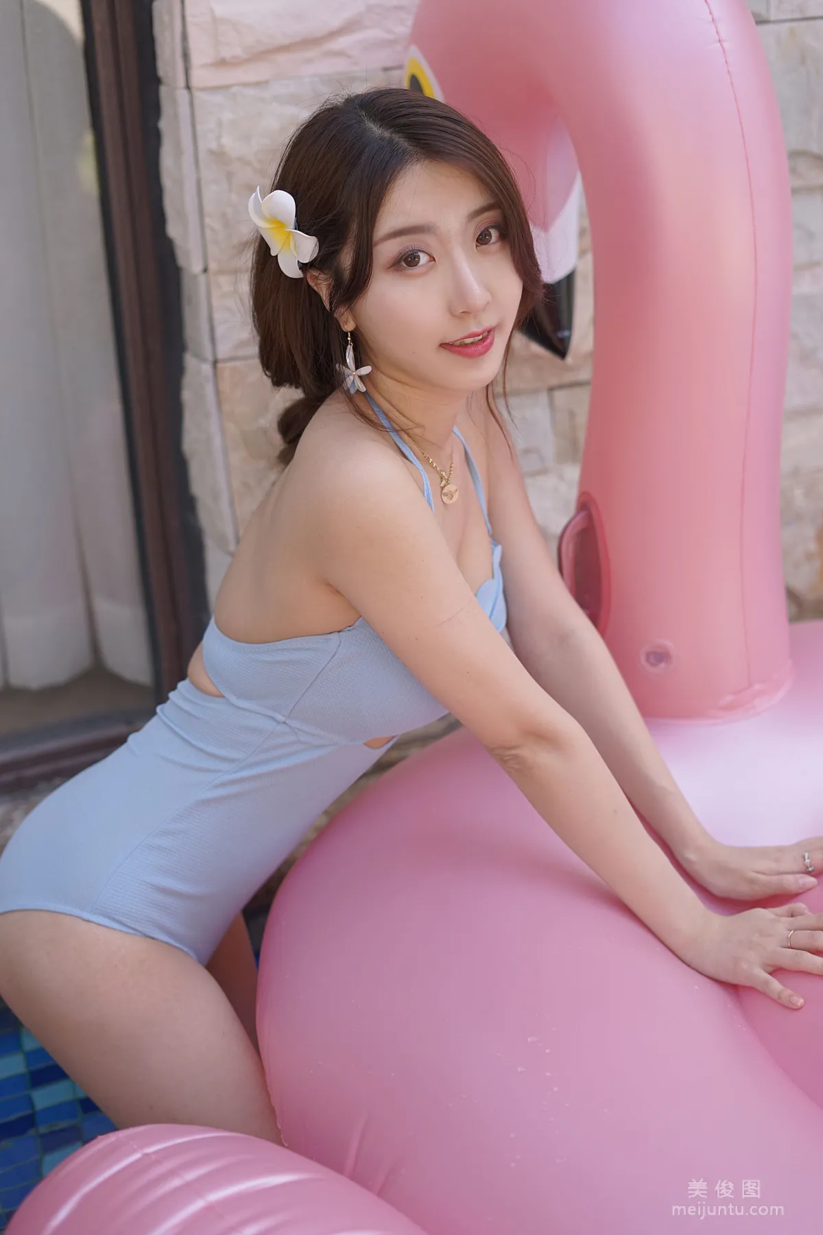 Popular Coser Hei Chuan, Island Journey Blue Bodysuit, Photo Set photo 4