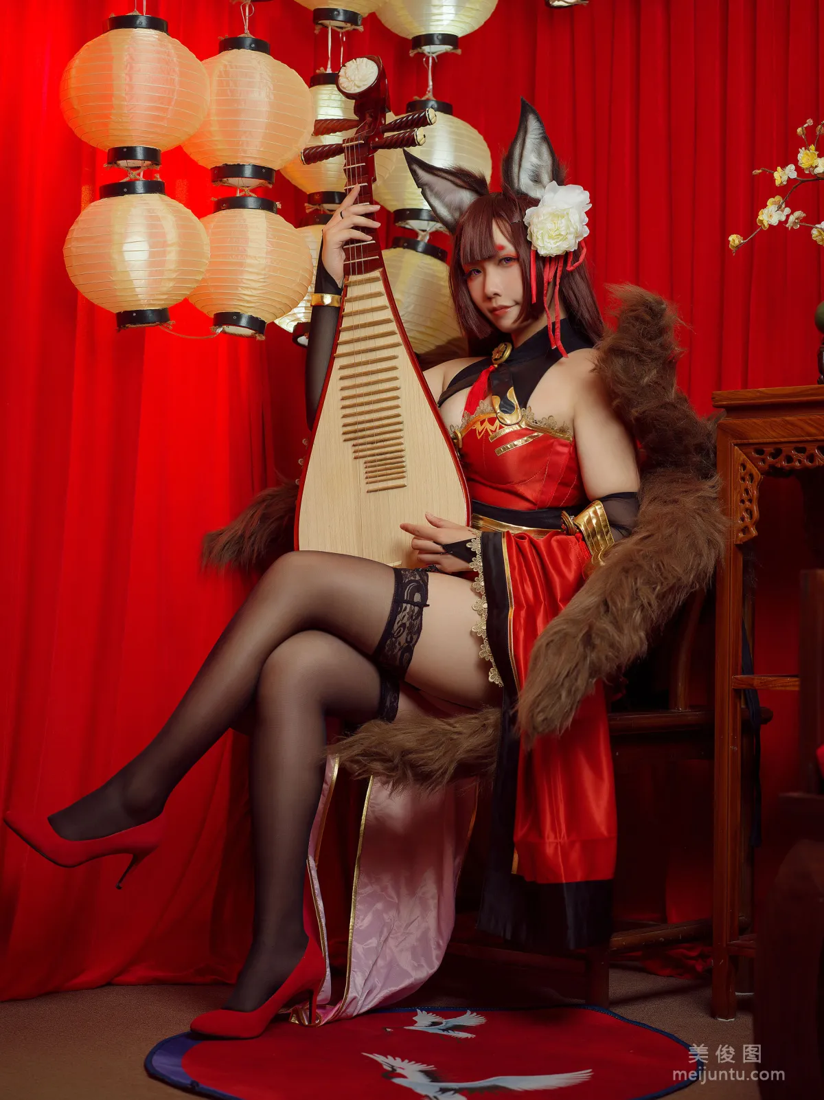 [Cosplay] Mahua Mahua Jiang, Amagi Cheongsam Photo Set photo 15