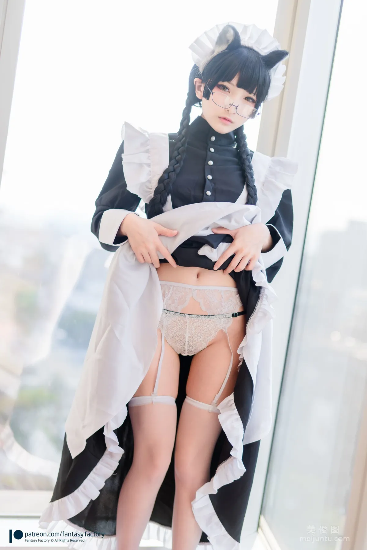 [Fantasy Factory] Xiao Ding Maid Meow Cat Girl Maid Photo Set photo 23