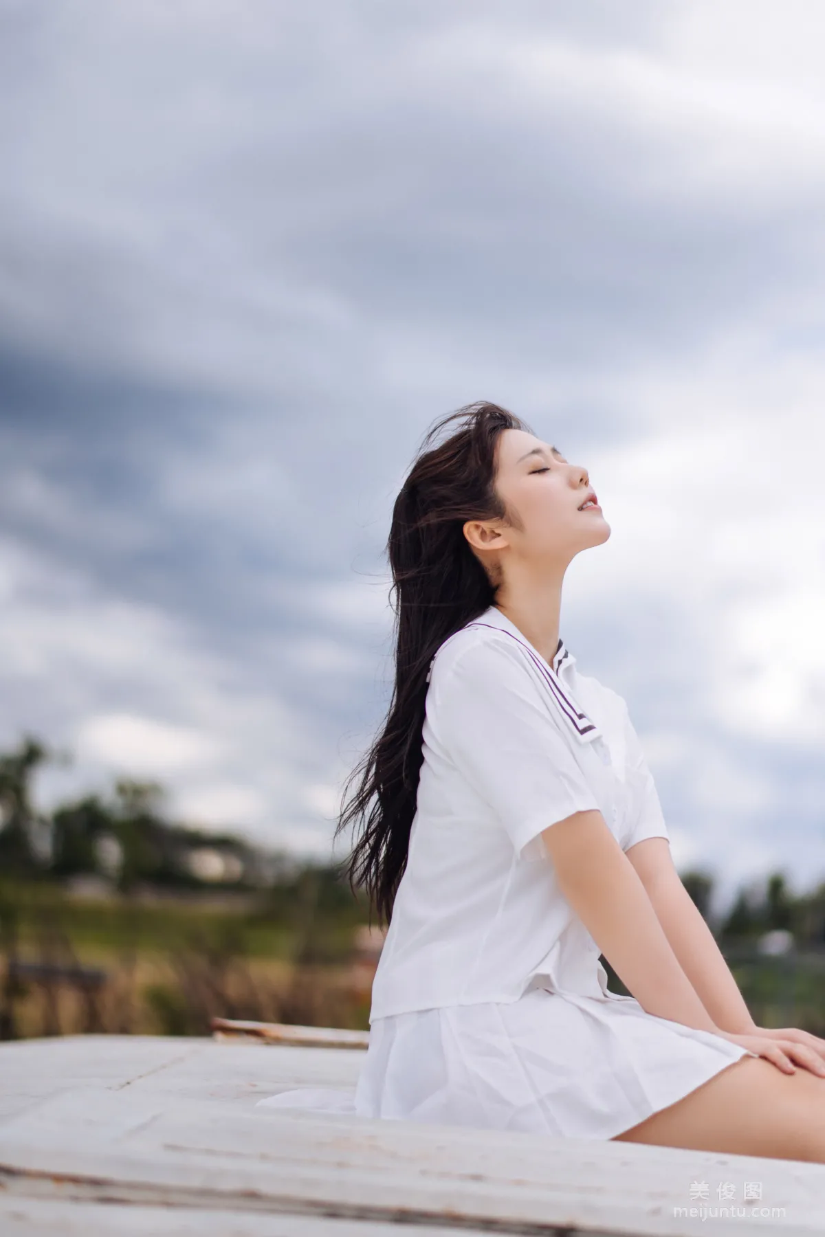 微博福利姬鏡醬 《靜夏之JK少女》 寫真集 30