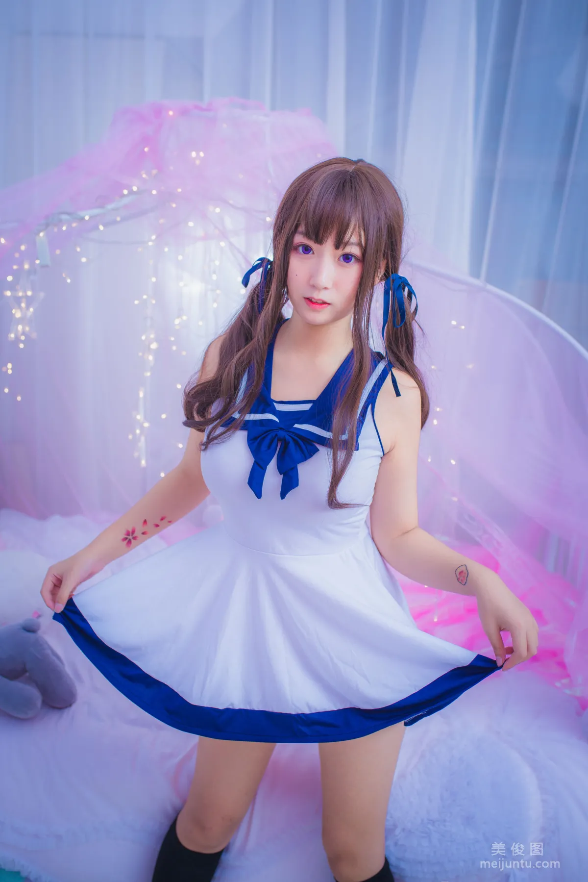 巨乳貓九醬Sakura 《連衣水手服》 寫真集 9
