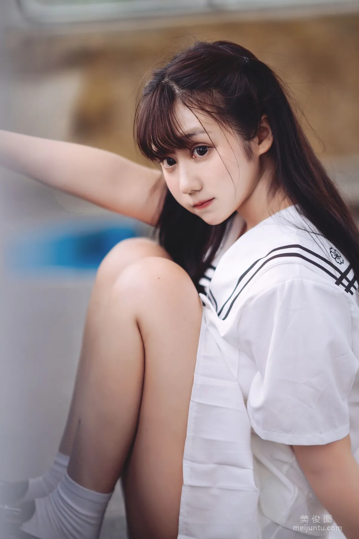 微博福利姬镜酱 《静夏之JK少女》 写真集1