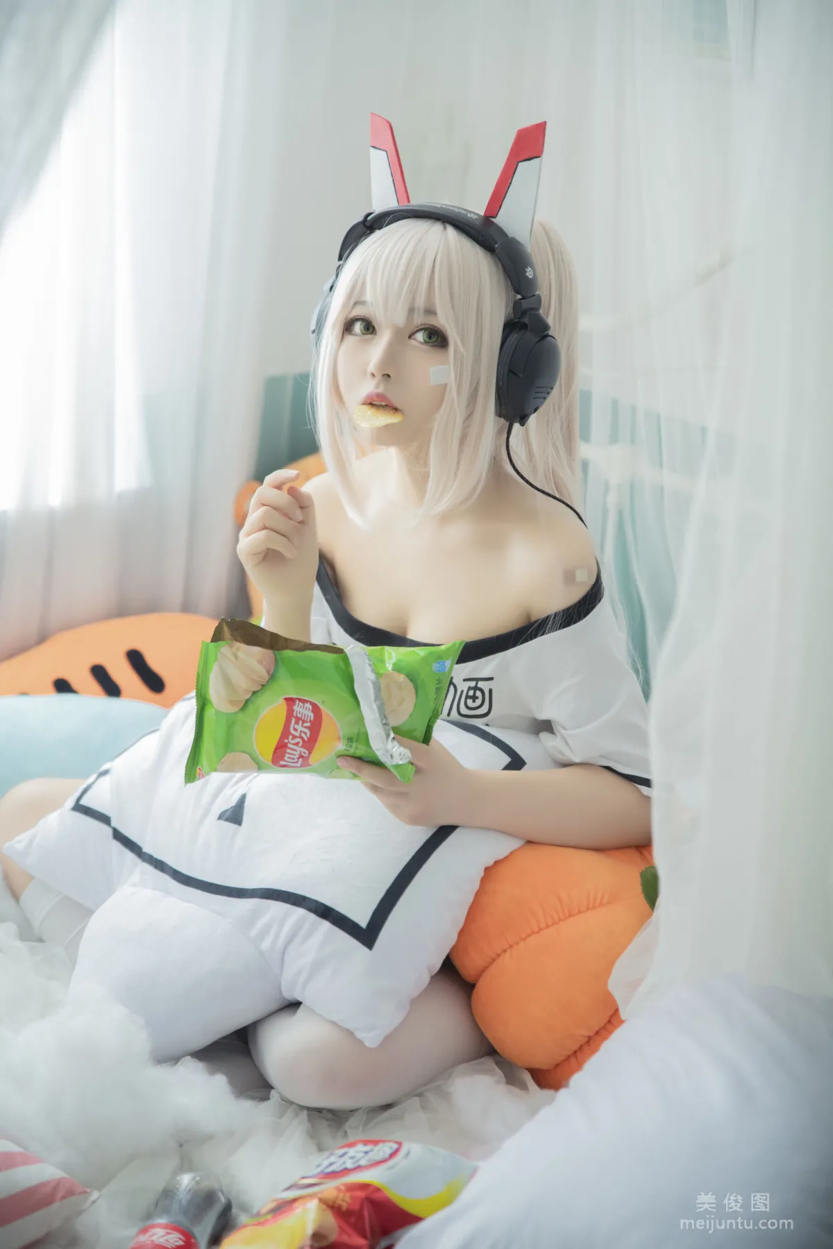 [COS] Heimaomao OvO, Fat Otaku Lingbo Photo Set photo 9