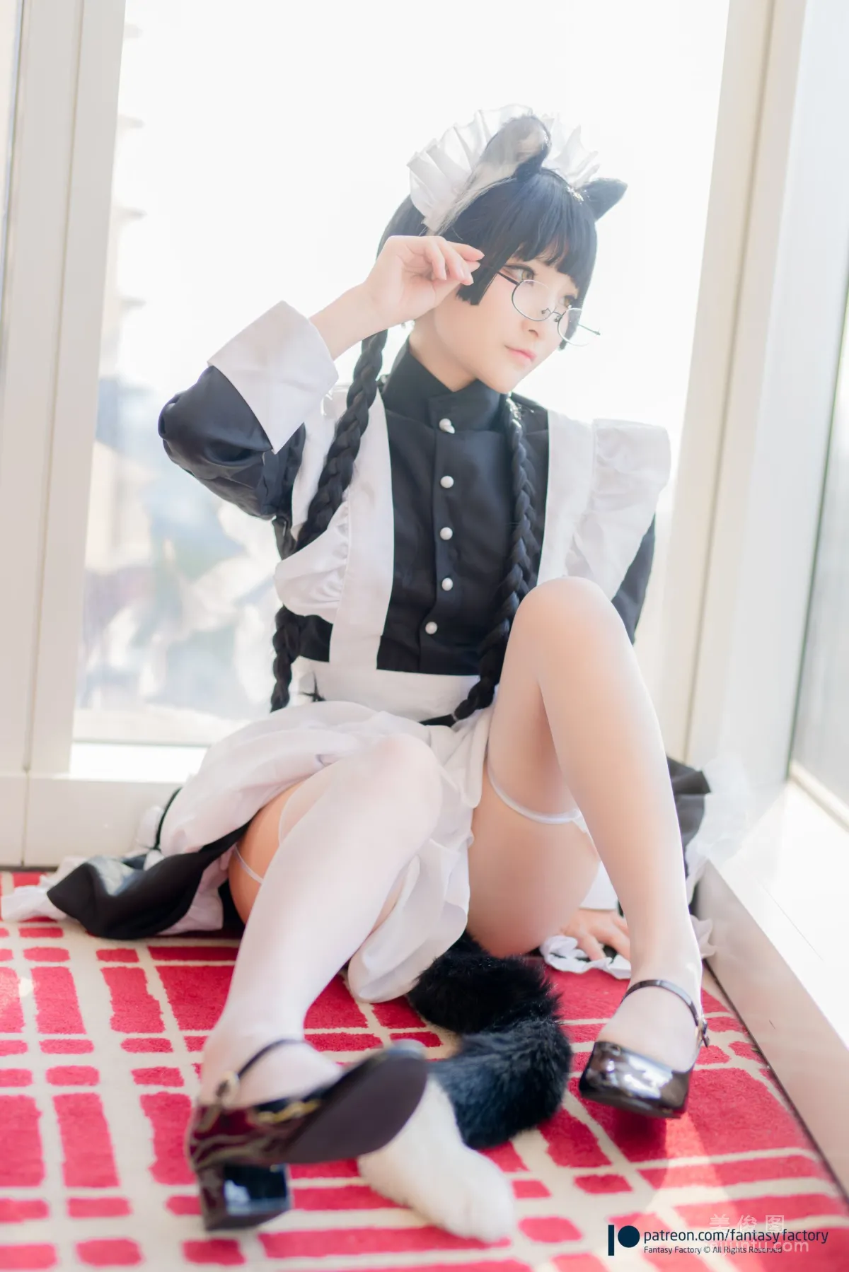 [Fantasy Factory] Xiao Ding Maid Meow Cat Girl Maid Photo Set photo 10