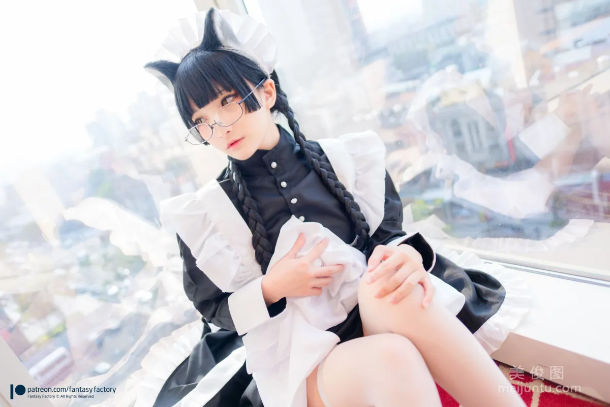 [Fantasy Factory] Xiao Ding Maid Meow Cat Girl Maid Photo Set photo 28