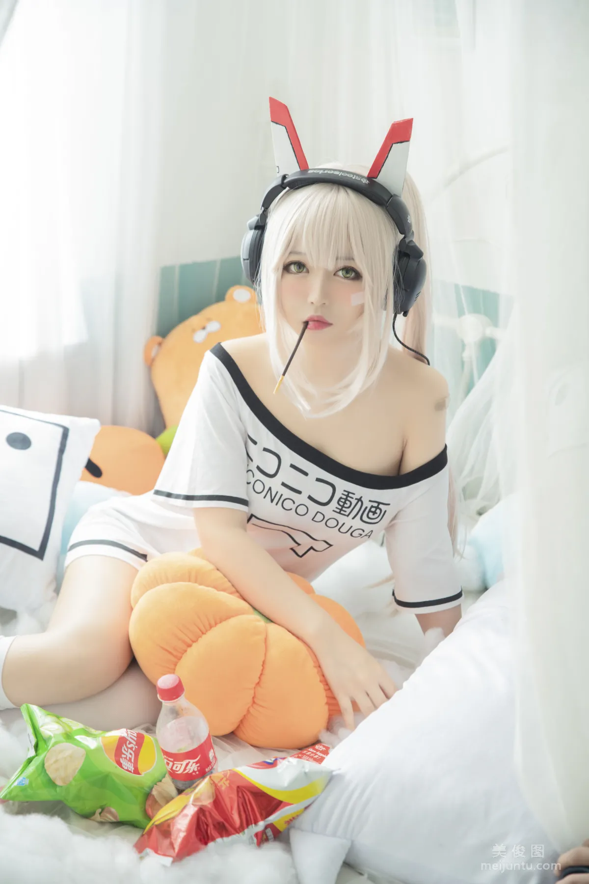 [COS] Heimaomao OvO, Fat Otaku Lingbo Photo Set photo 2