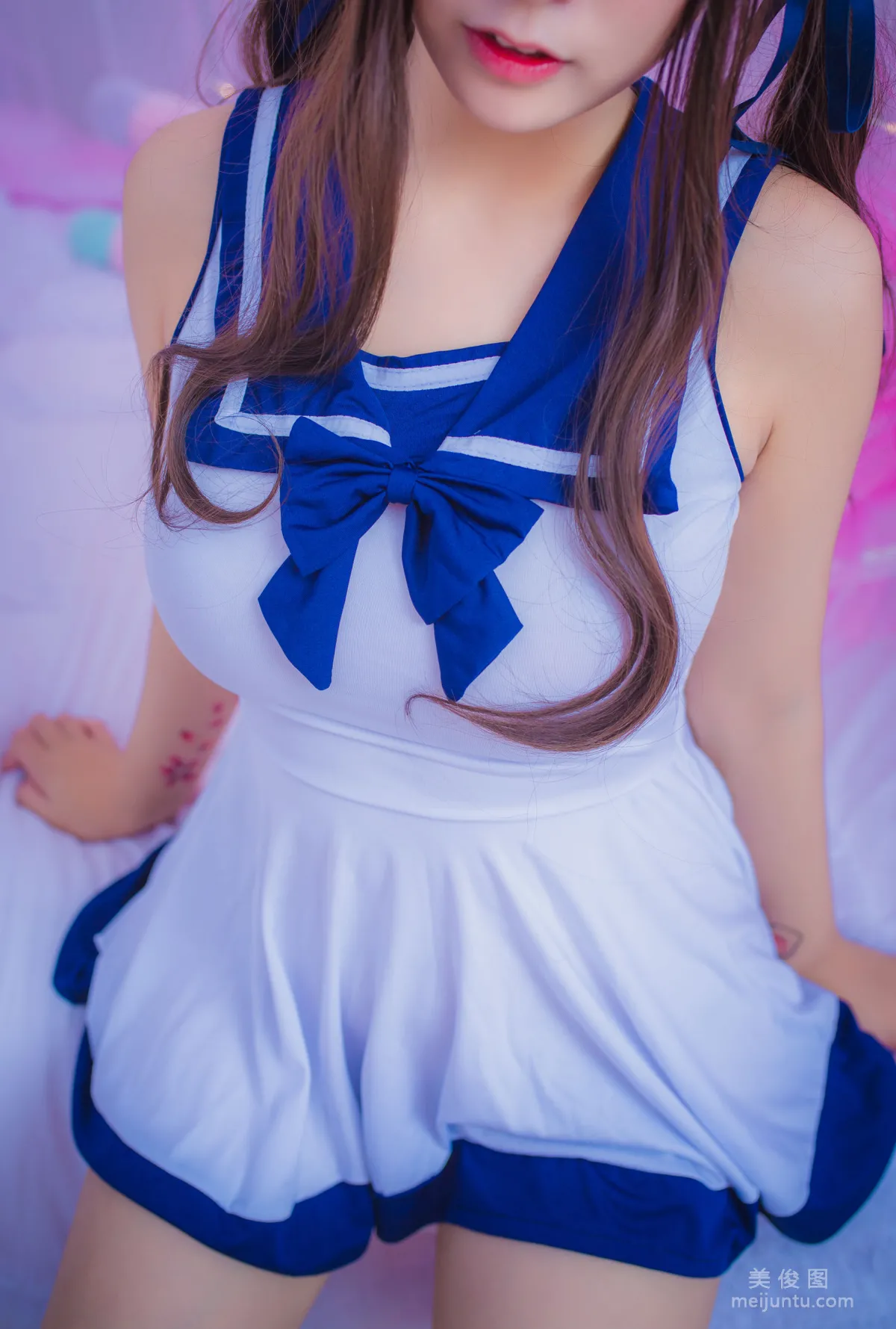 巨乳貓九醬Sakura 《連衣水手服》 寫真集 11