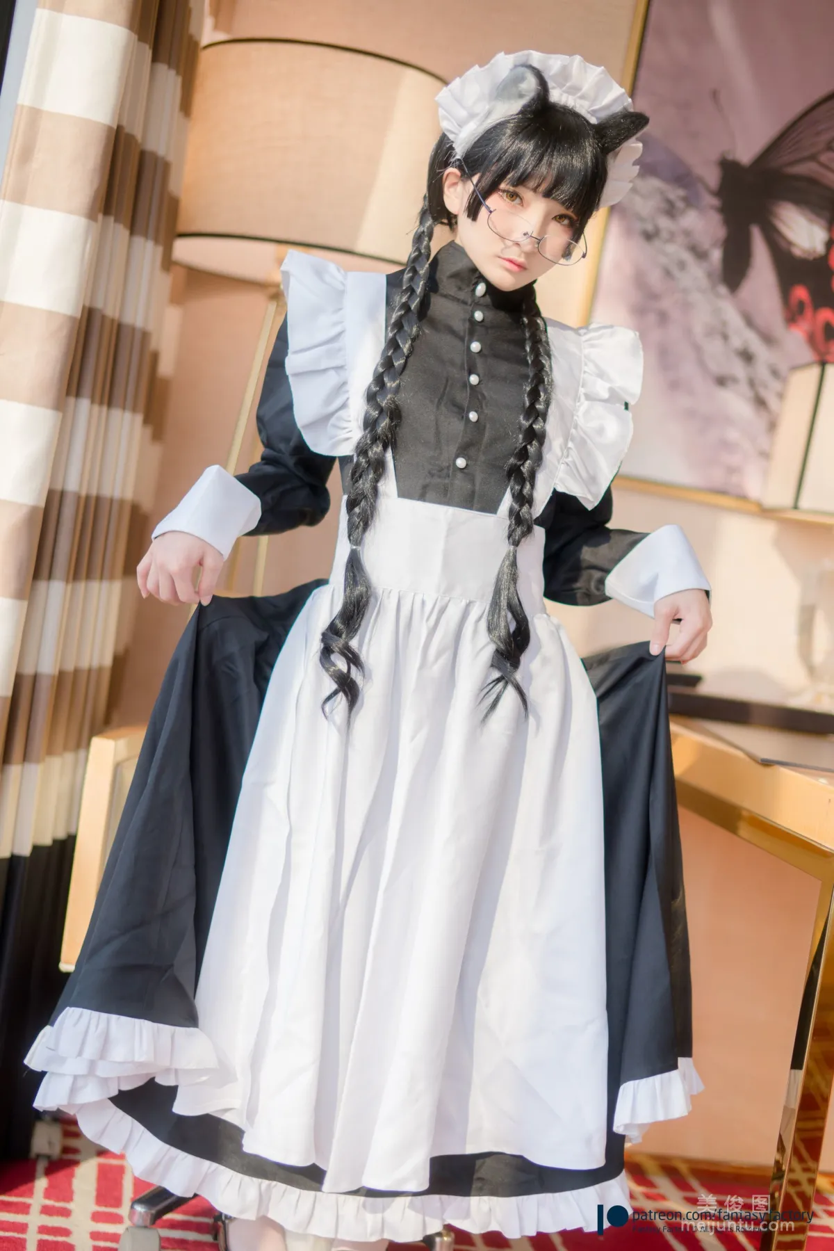 [Fantasy Factory] Xiao Ding Maid Meow Cat Girl Maid Photo Set photo 15