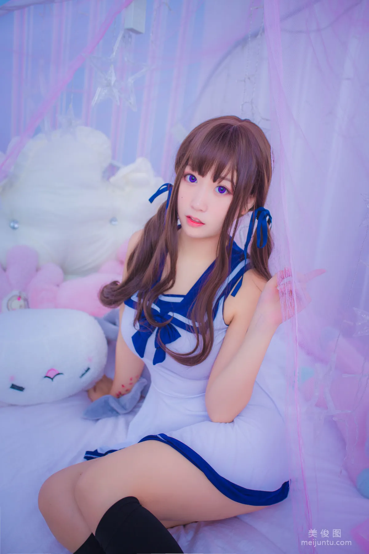巨乳貓九醬Sakura 《連衣水手服》 寫真集 4