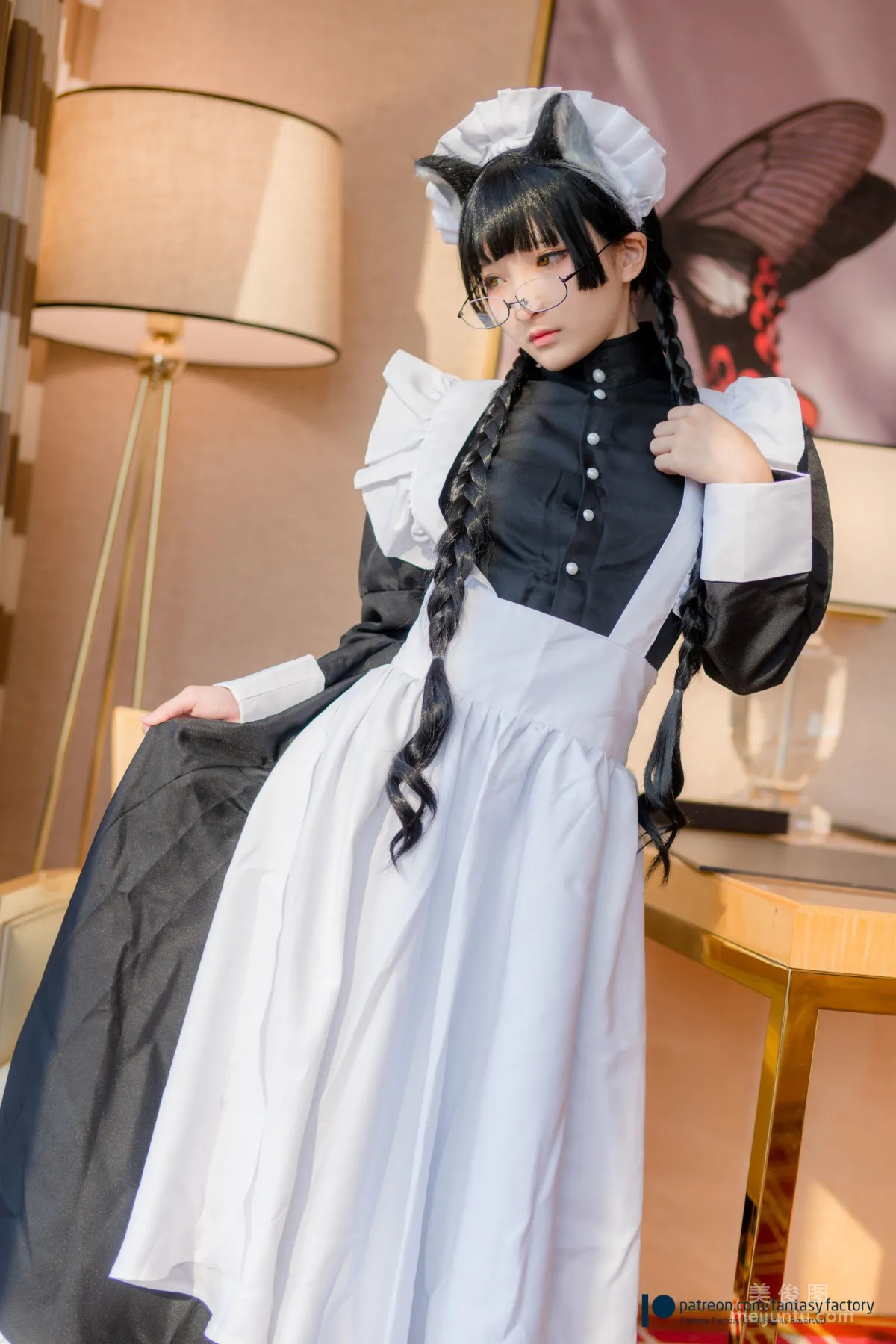 [Fantasy Factory] Xiao Ding Maid Meow Cat Girl Maid Photo Set photo 13
