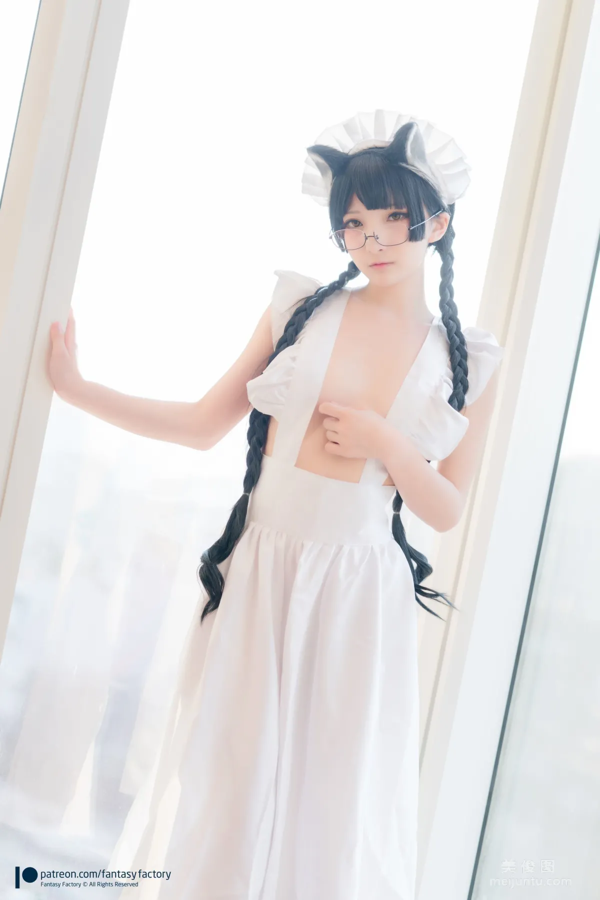 [Fantasy Factory] Xiao Ding Maid Meow Cat Girl Maid Photo Set photo 38