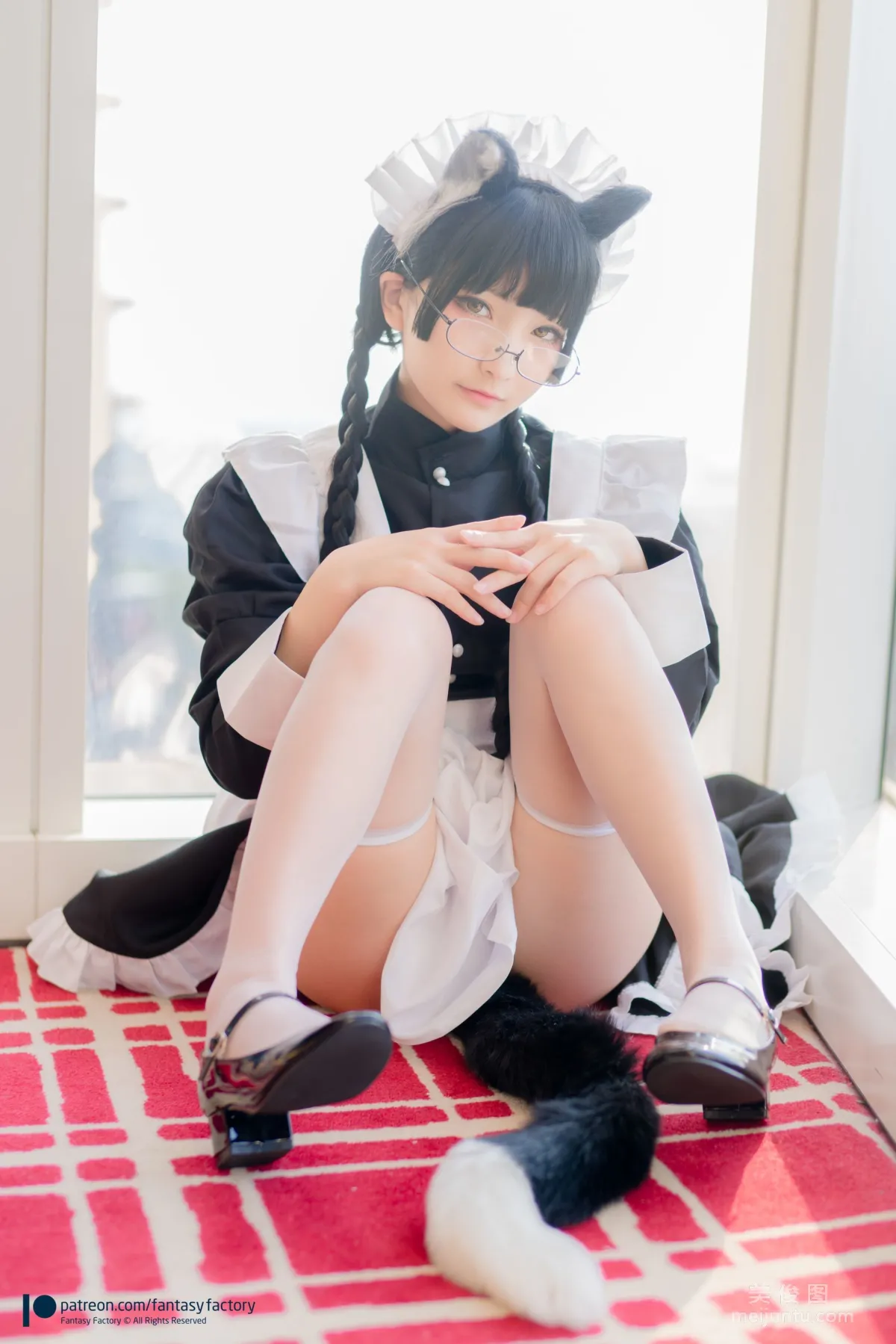 [Fantasy Factory] Xiao Ding Maid Meow Cat Girl Maid Photo Set photo 9