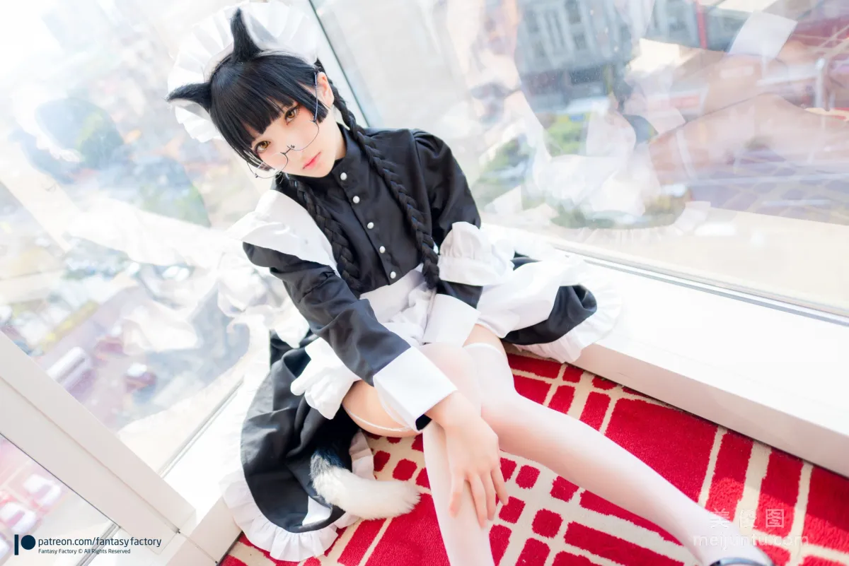 [Fantasy Factory] Xiao Ding Maid Meow Cat Girl Maid Photo Set photo 34