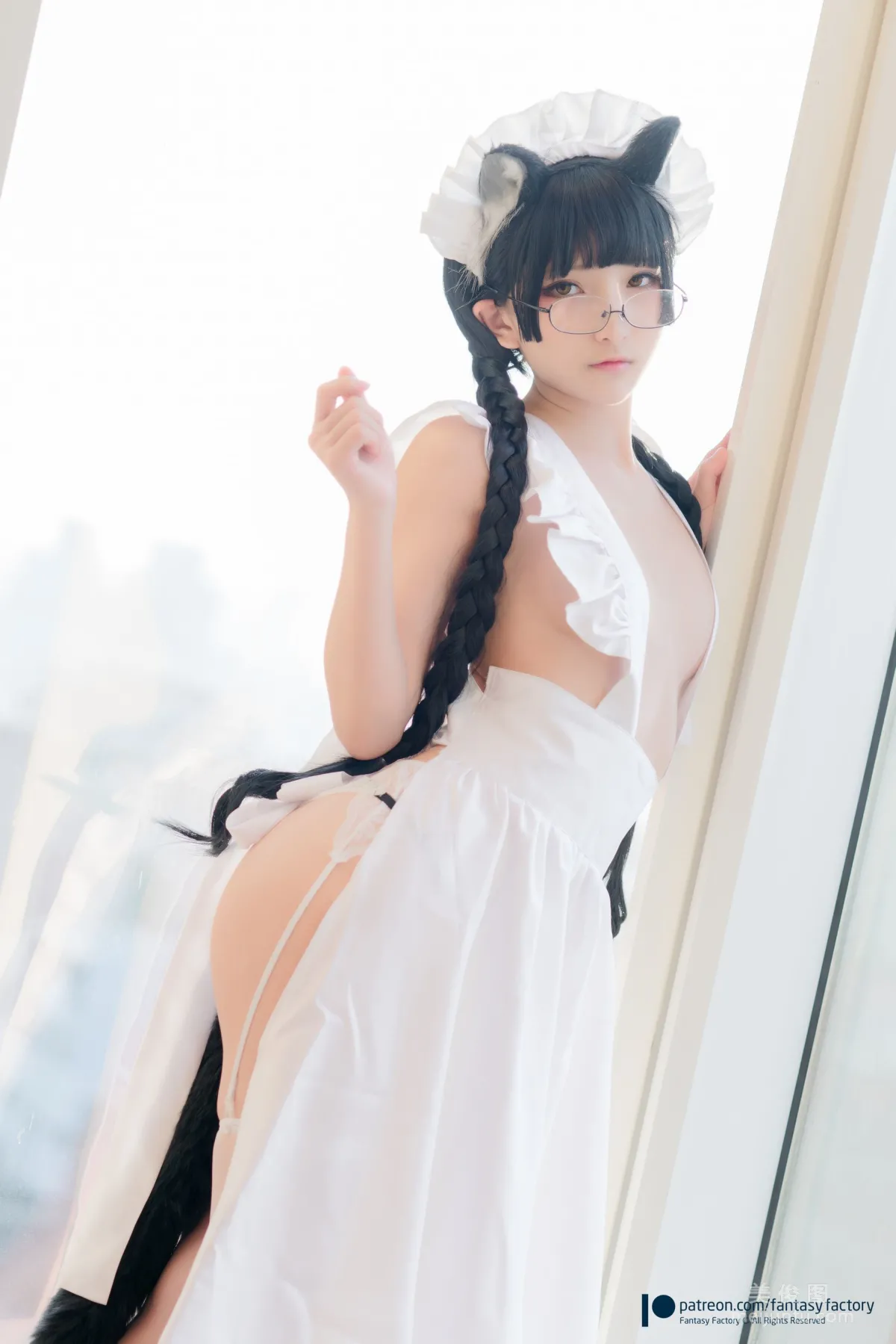 [Fantasy Factory] Xiao Ding Maid Meow Cat Girl Maid Photo Set photo 37