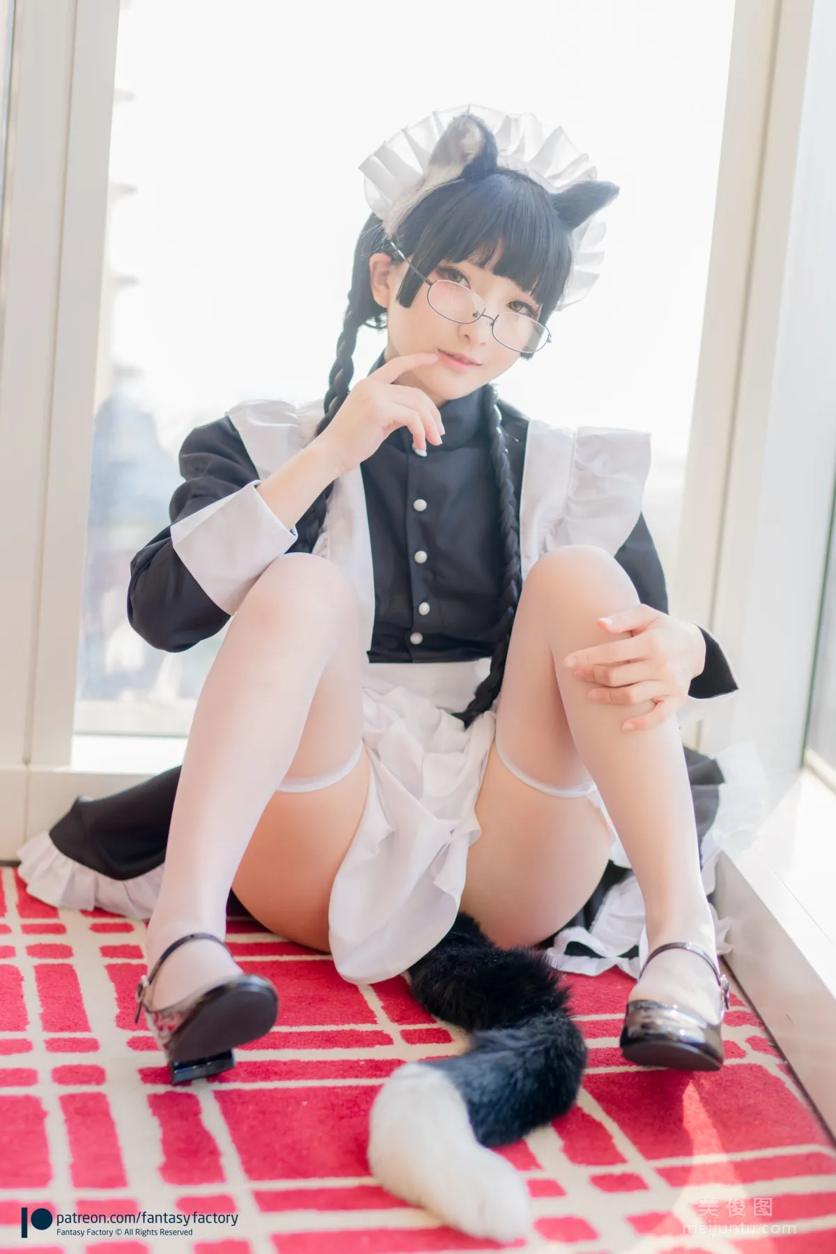 [Fantasy Factory] Xiao Ding Maid Meow Cat Girl Maid Photo Set photo 8