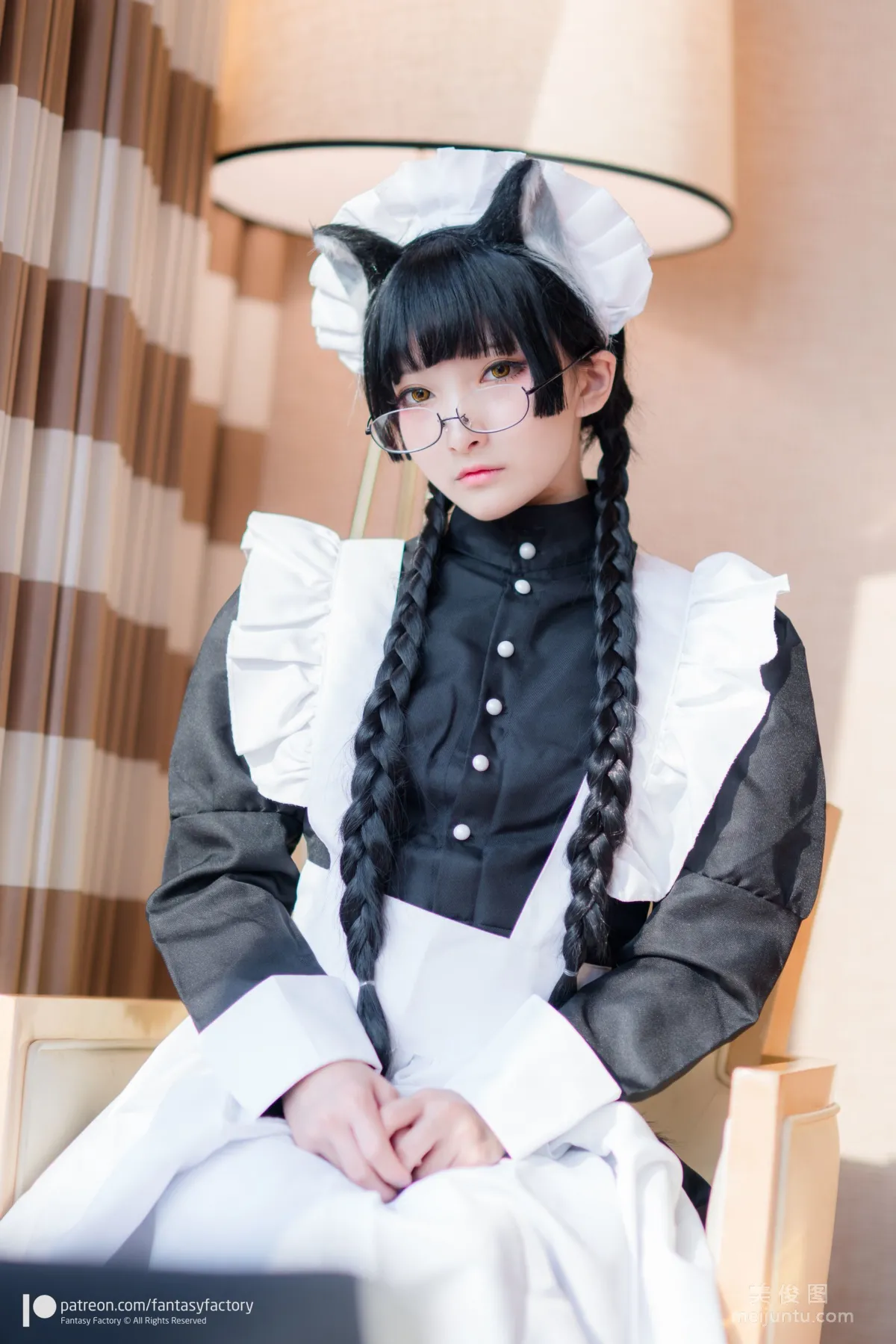 [Fantasy Factory] Xiao Ding Maid Meow Cat Girl Maid Photo Set photo 17