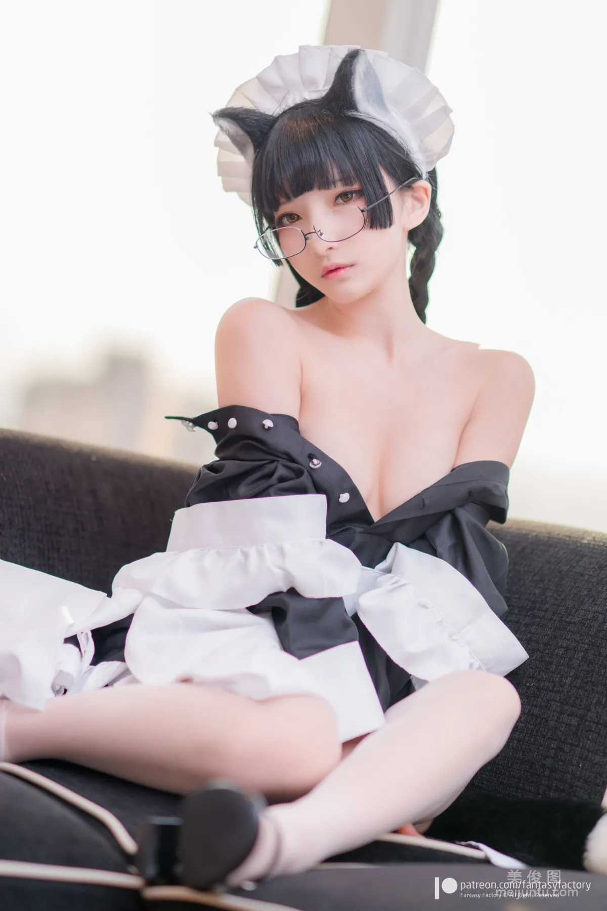 [Fantasy Factory] Xiao Ding Maid Meow Cat Girl Maid Photo Set photo 29