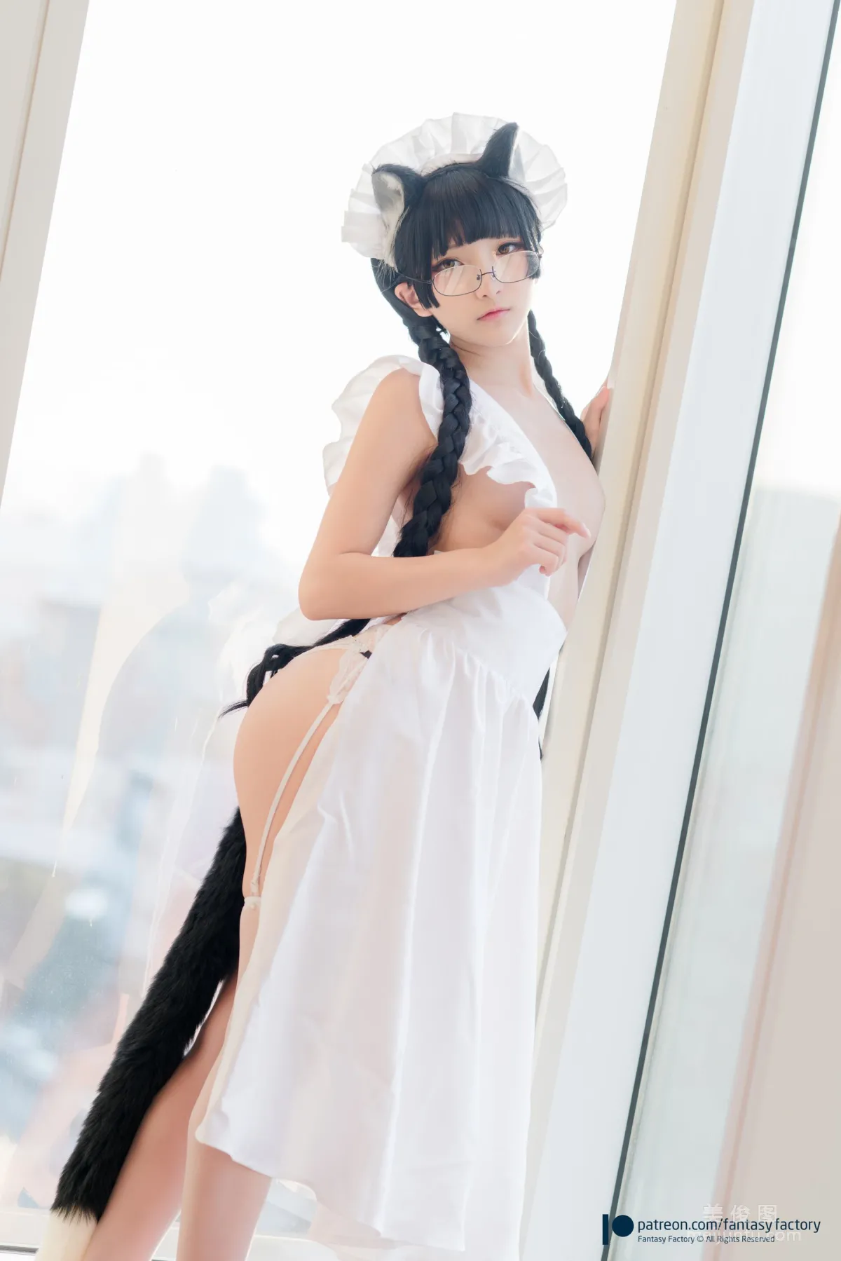 [Fantasy Factory] Xiao Ding Maid Meow Cat Girl Maid Photo Set photo 36