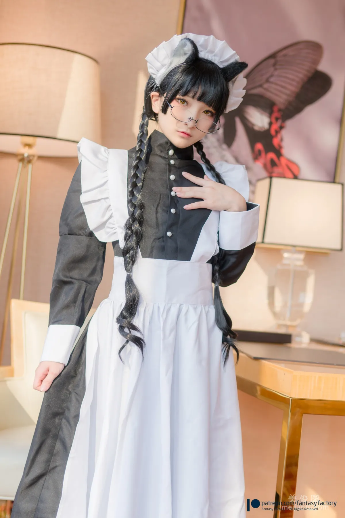 [Fantasy Factory] Xiao Ding Maid Meow Cat Girl Maid Photo Set photo 14