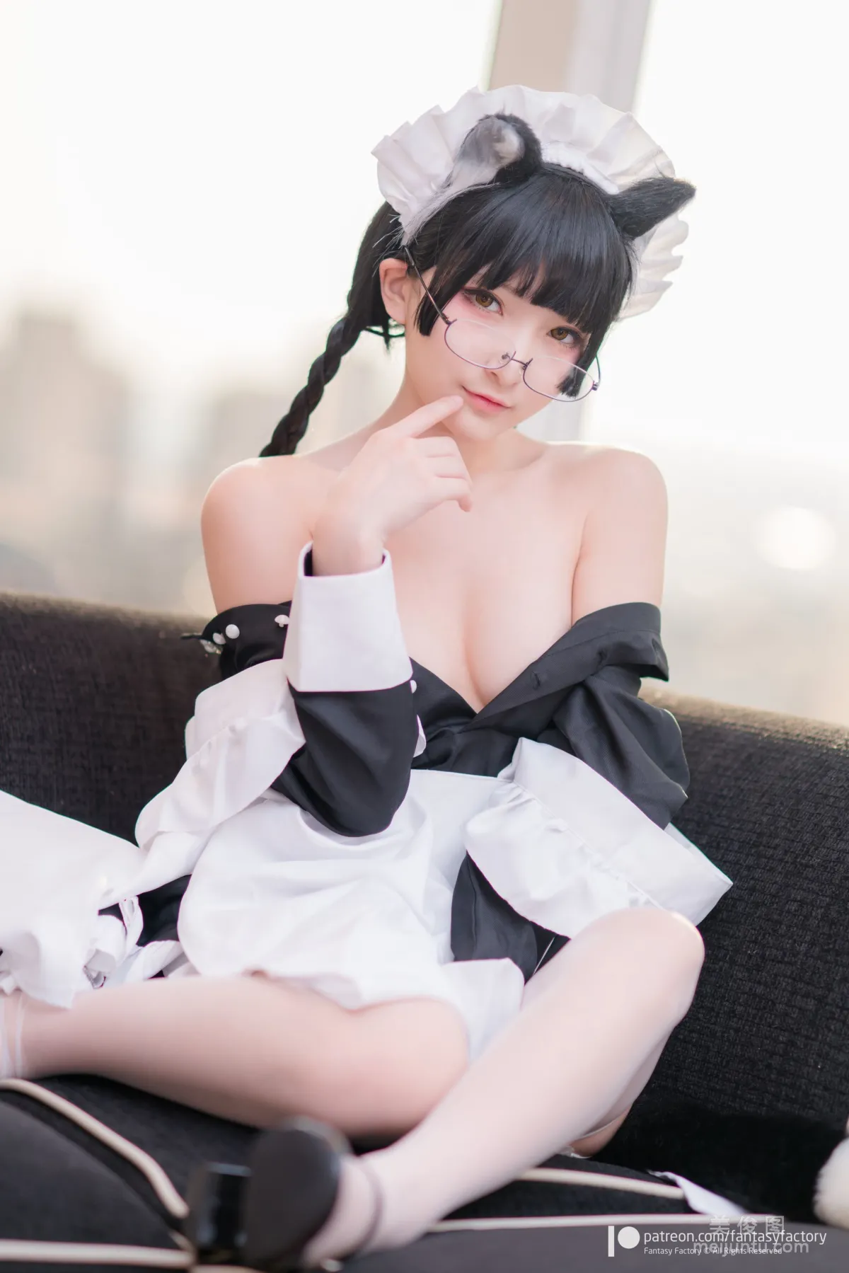 [Fantasy Factory] Xiao Ding Maid Meow Cat Girl Maid Photo Set photo 30