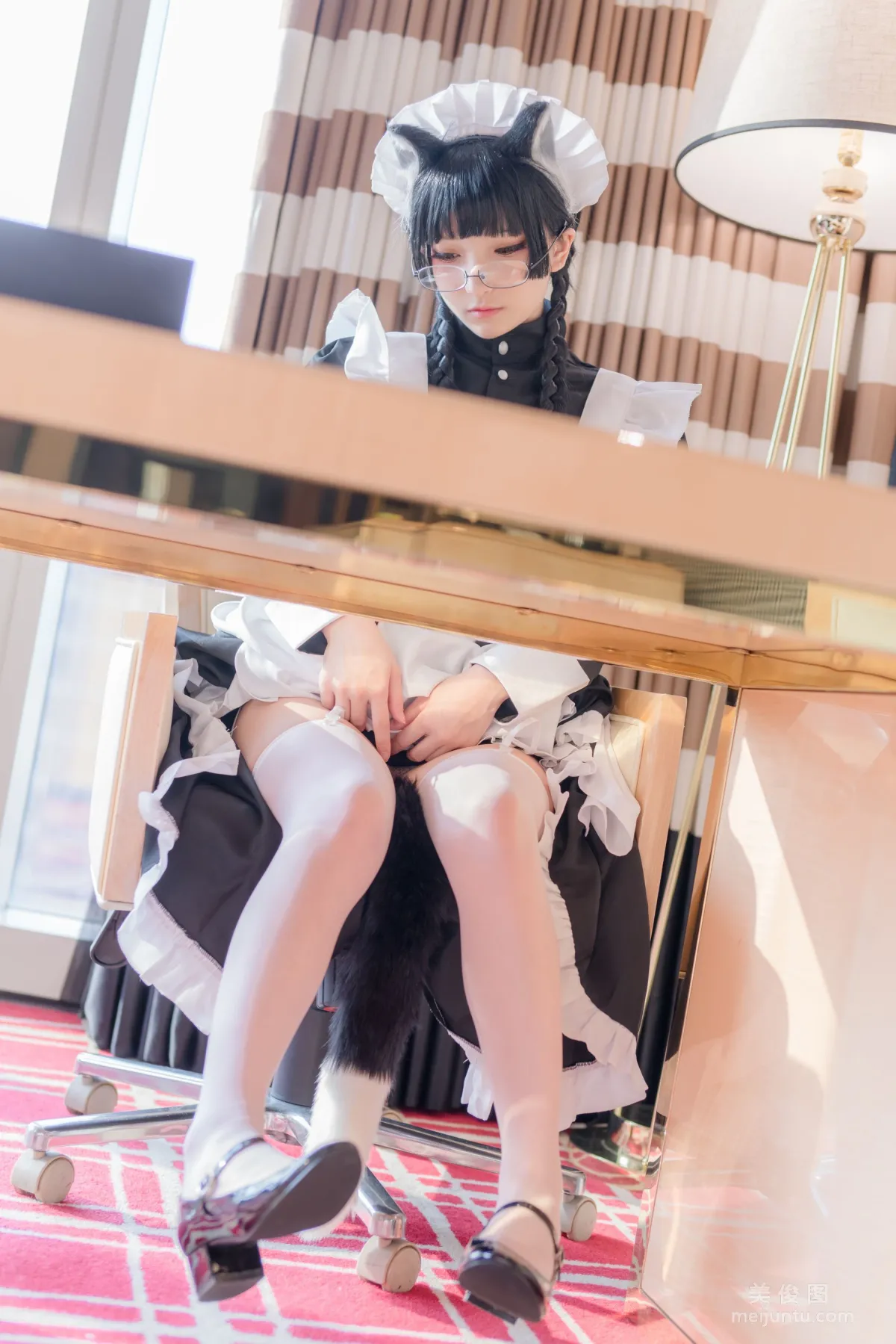 [Fantasy Factory] Xiao Ding Maid Meow Cat Girl Maid Photo Set photo 26