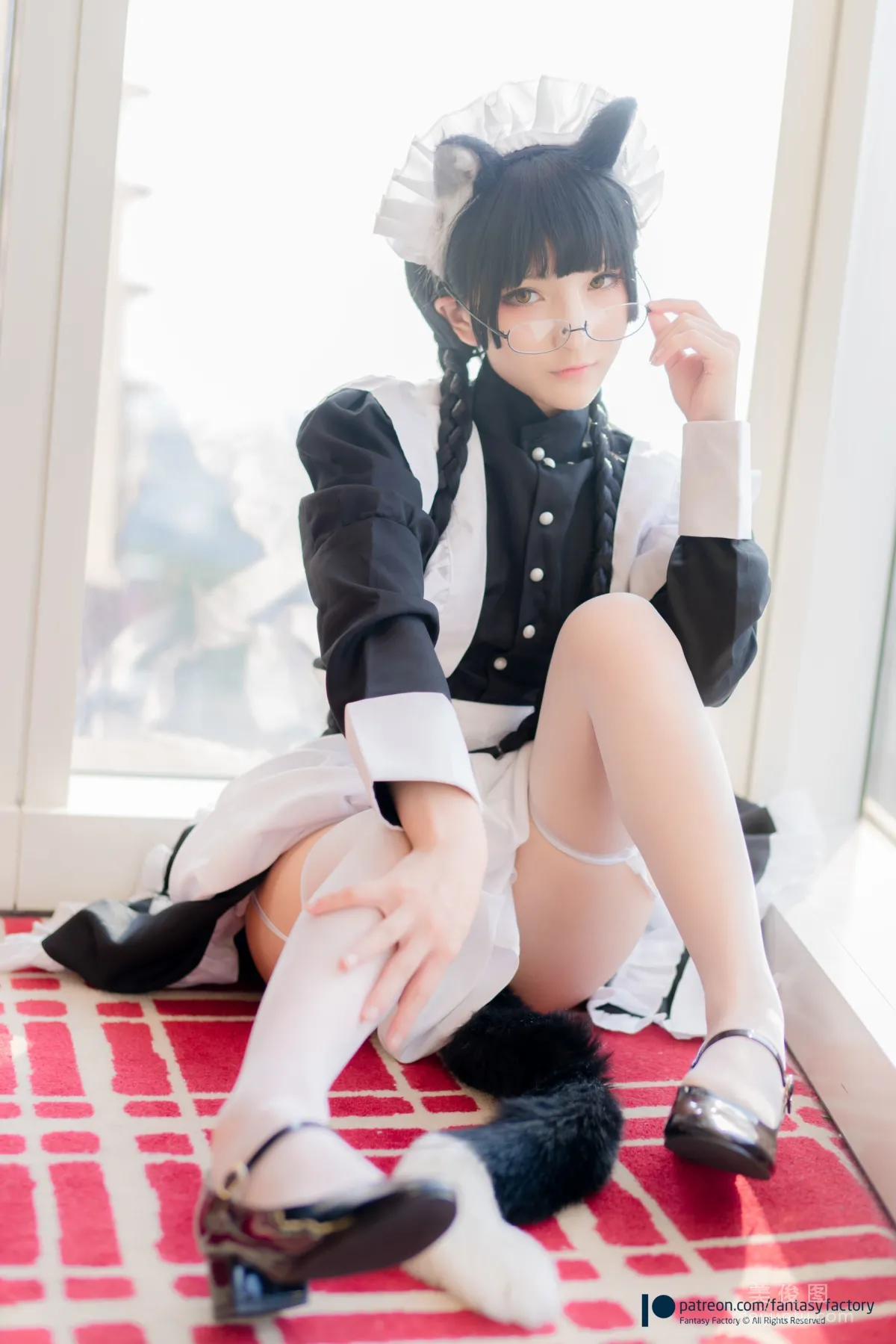 [Fantasy Factory] Xiao Ding Maid Meow Cat Girl Maid Photo Set photo 11