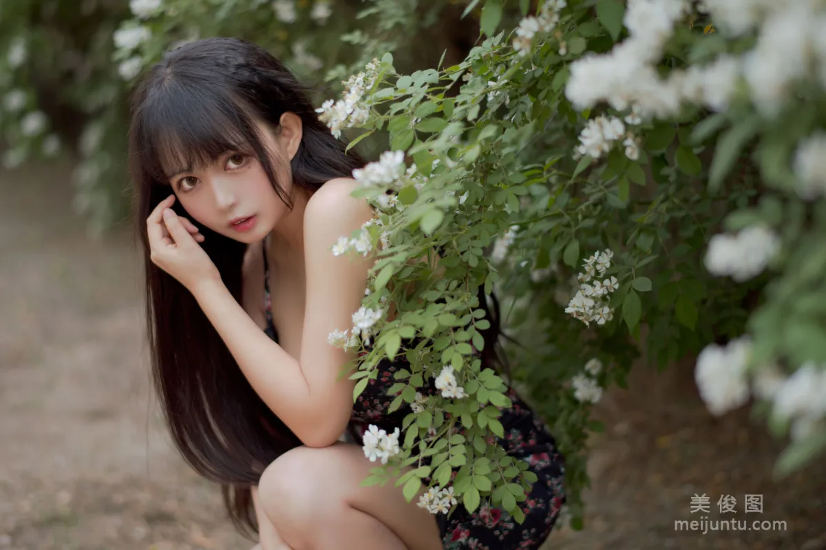 Big-Eyed Cute Girl Heimaomao OvO, Rose 1 Photo Set photo 15