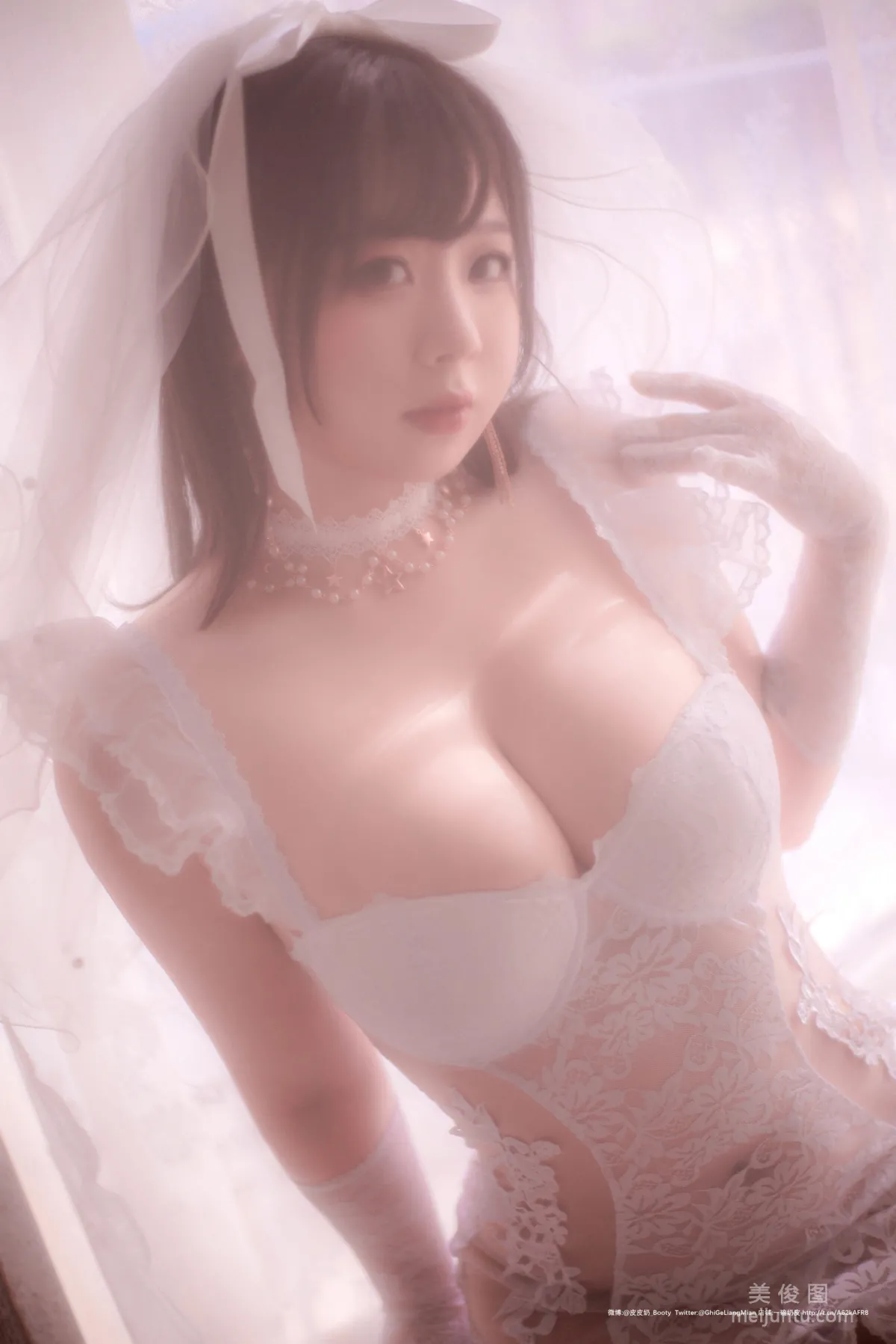 [Cosplay] Pipi Naike Keai Lela, Hazy Wedding Dress Photo Set photo 28