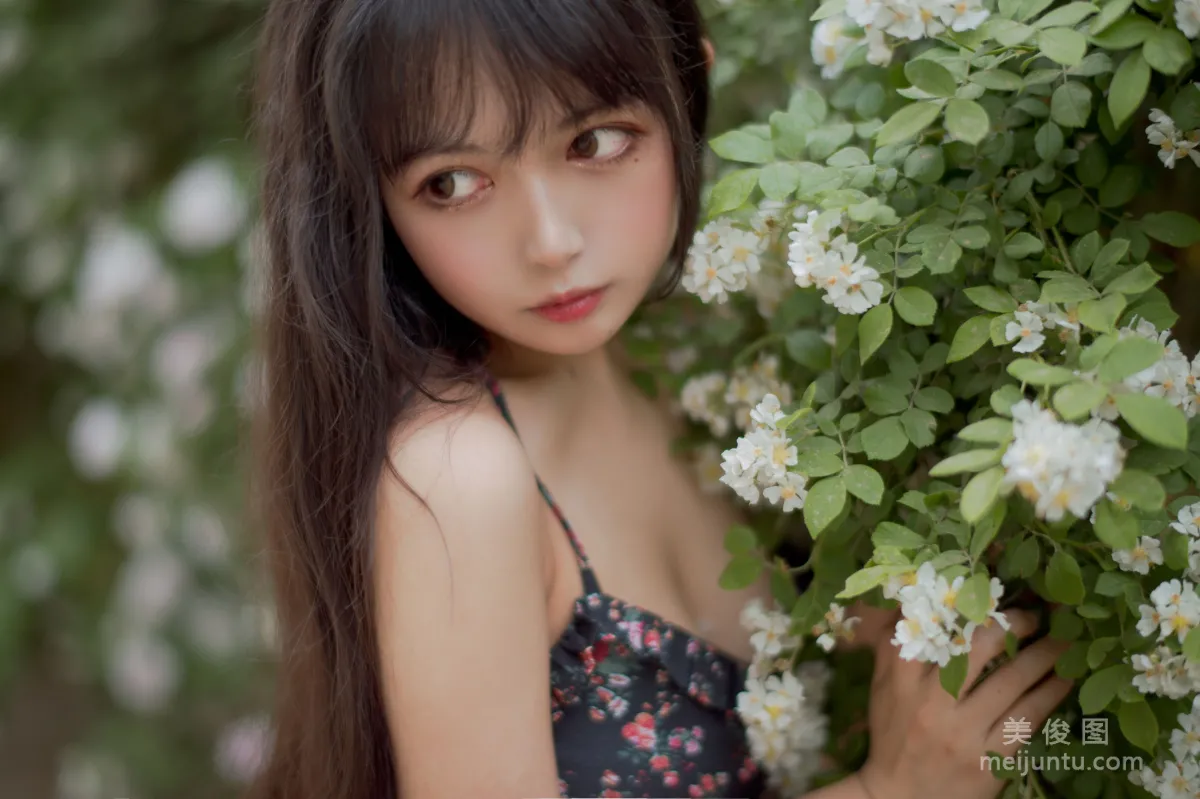 Big-Eyed Cute Girl Heimaomao OvO, Rose 1 Photo Set photo 22