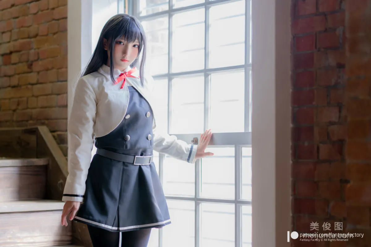 [Fantasy Factory] 小丁Cosplay 2020.01 《黑丝 和服 JK》 写真集6