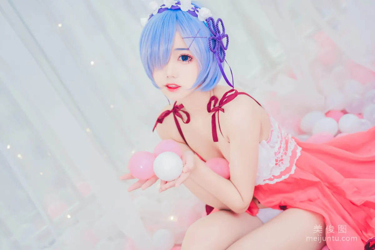 [COS福利] 猫君君MaoJun 《粉嫩嫩的雷姆》 写真集4