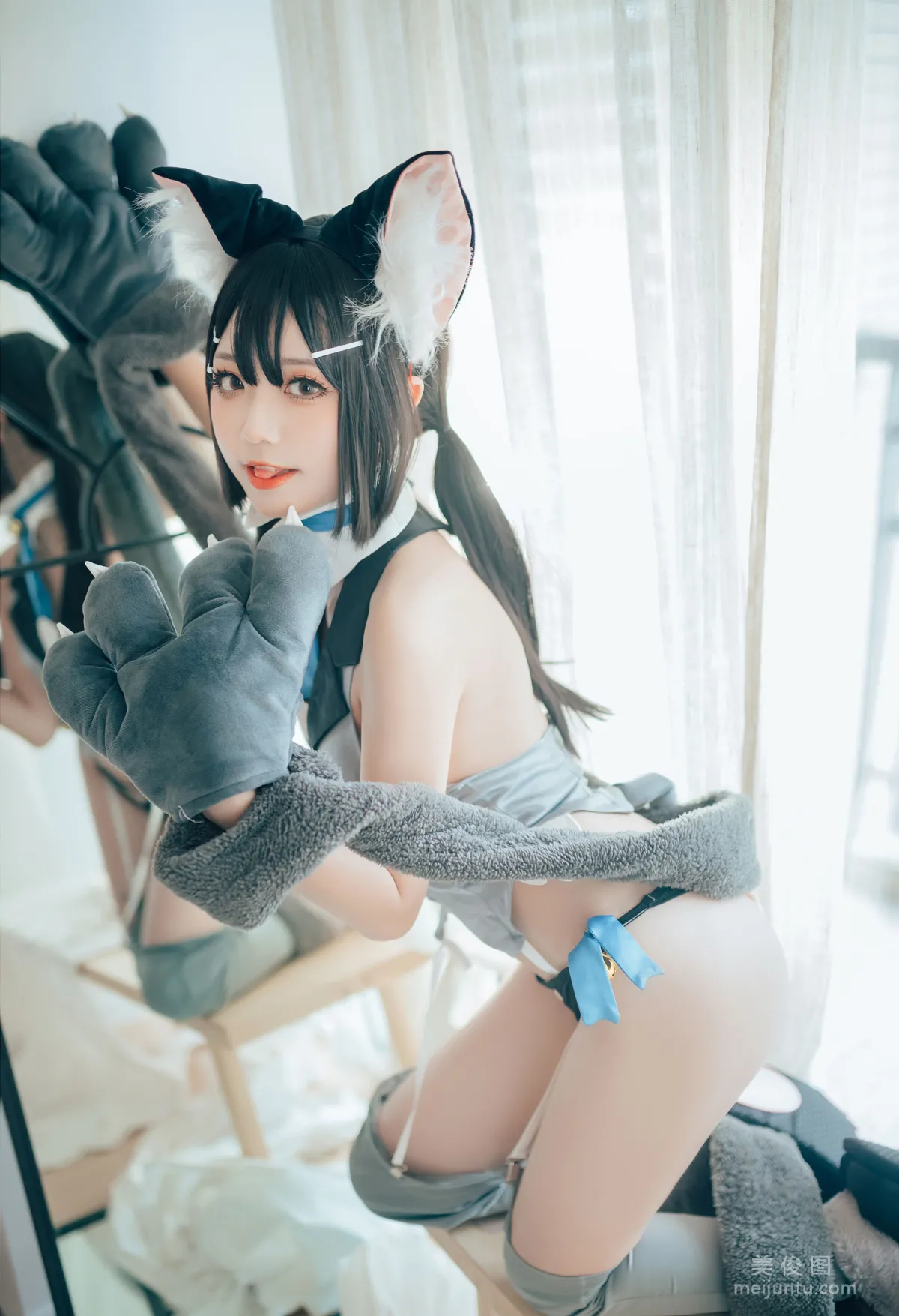 微博萌妹藍小沂KiKi 《貓娘》 寫真集 4