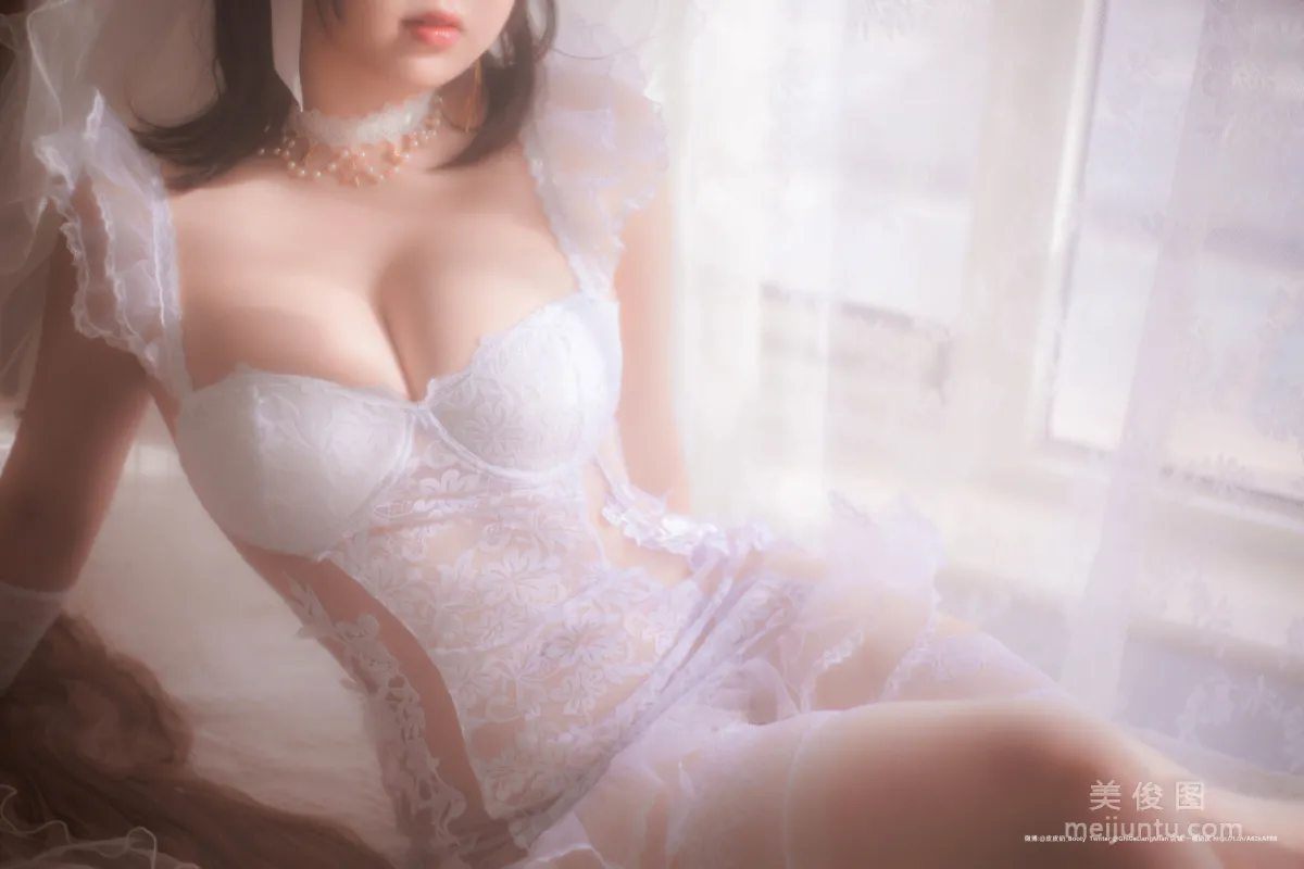 [Cosplay] Pipi Naike Keai Lela, Hazy Wedding Dress Photo Set photo 35