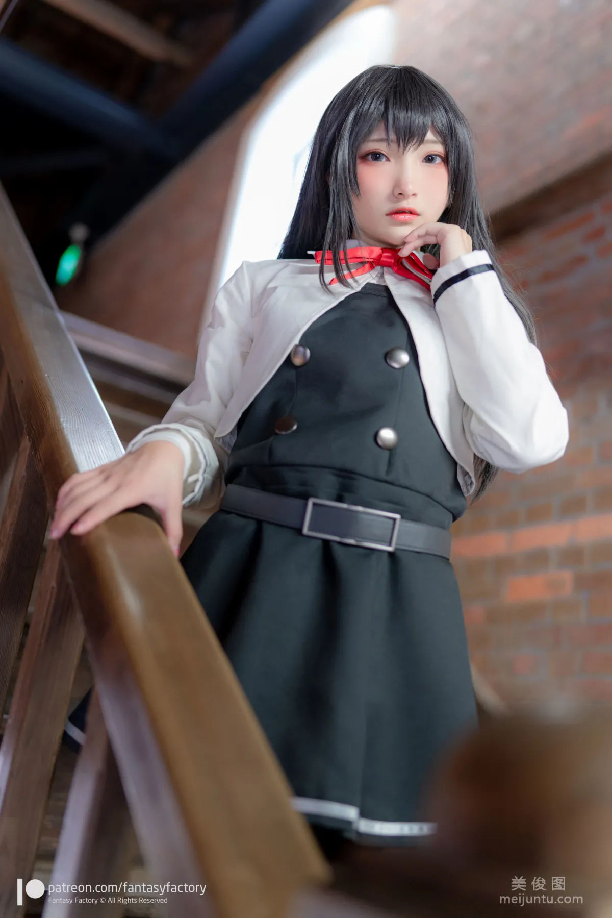 [Fantasy Factory] 小丁Cosplay 2020.01 《黑丝 和服 JK》 写真集2