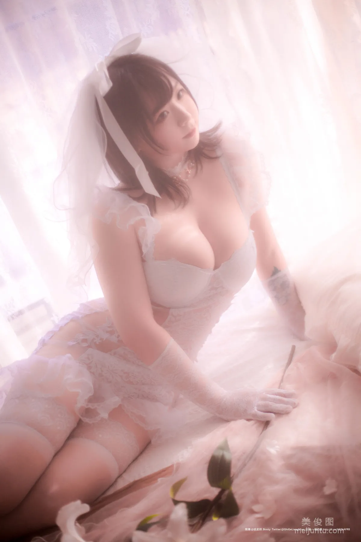 [Cosplay] Pipi Naike Keai Lela, Hazy Wedding Dress Photo Set photo 20