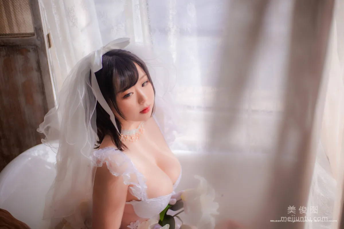 [Cosplay] Pipi Naike Keai Lela, Hazy Wedding Dress Photo Set photo 12