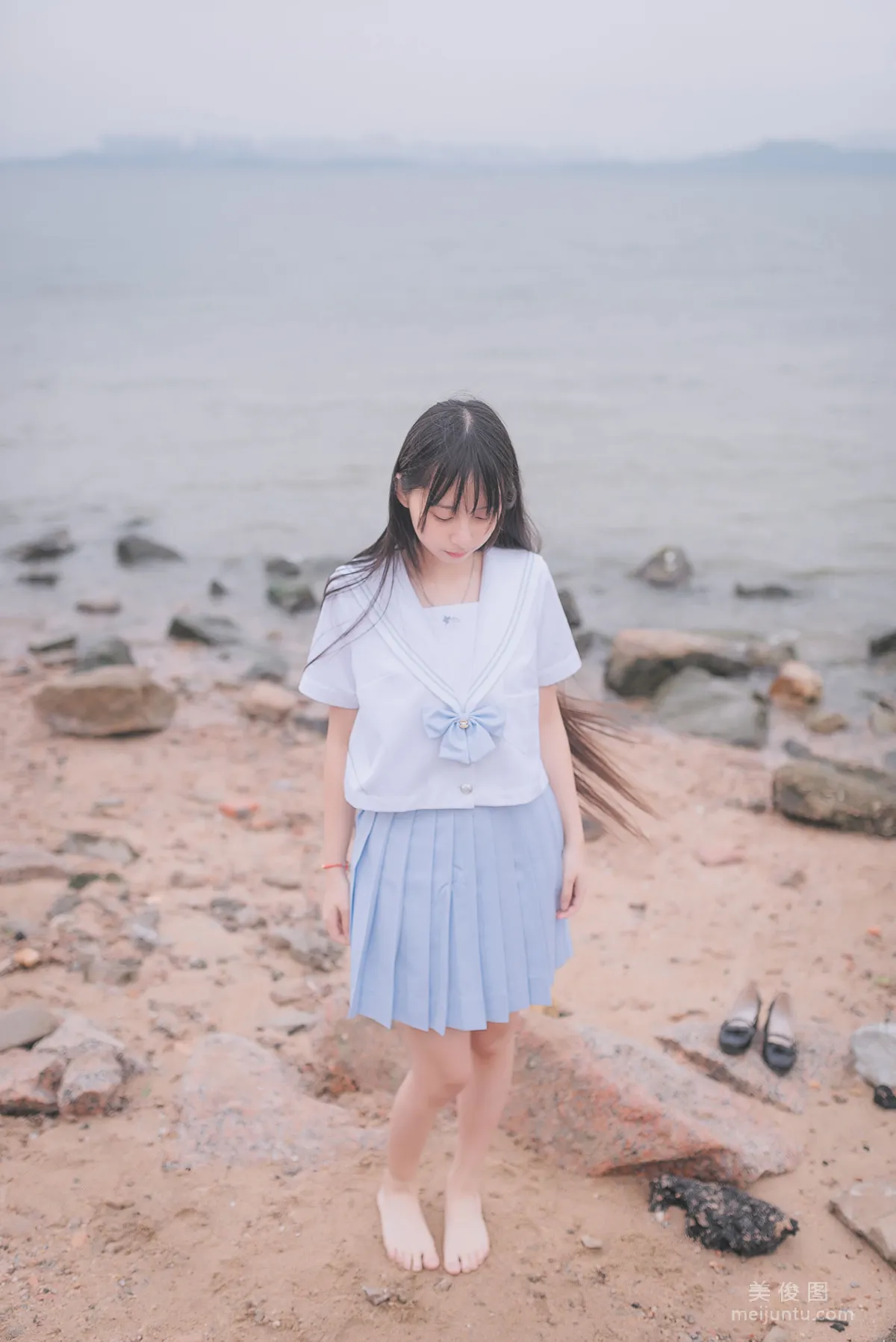 萌妹子伽馬羽落子 《一起去海邊》 寫真集 43
