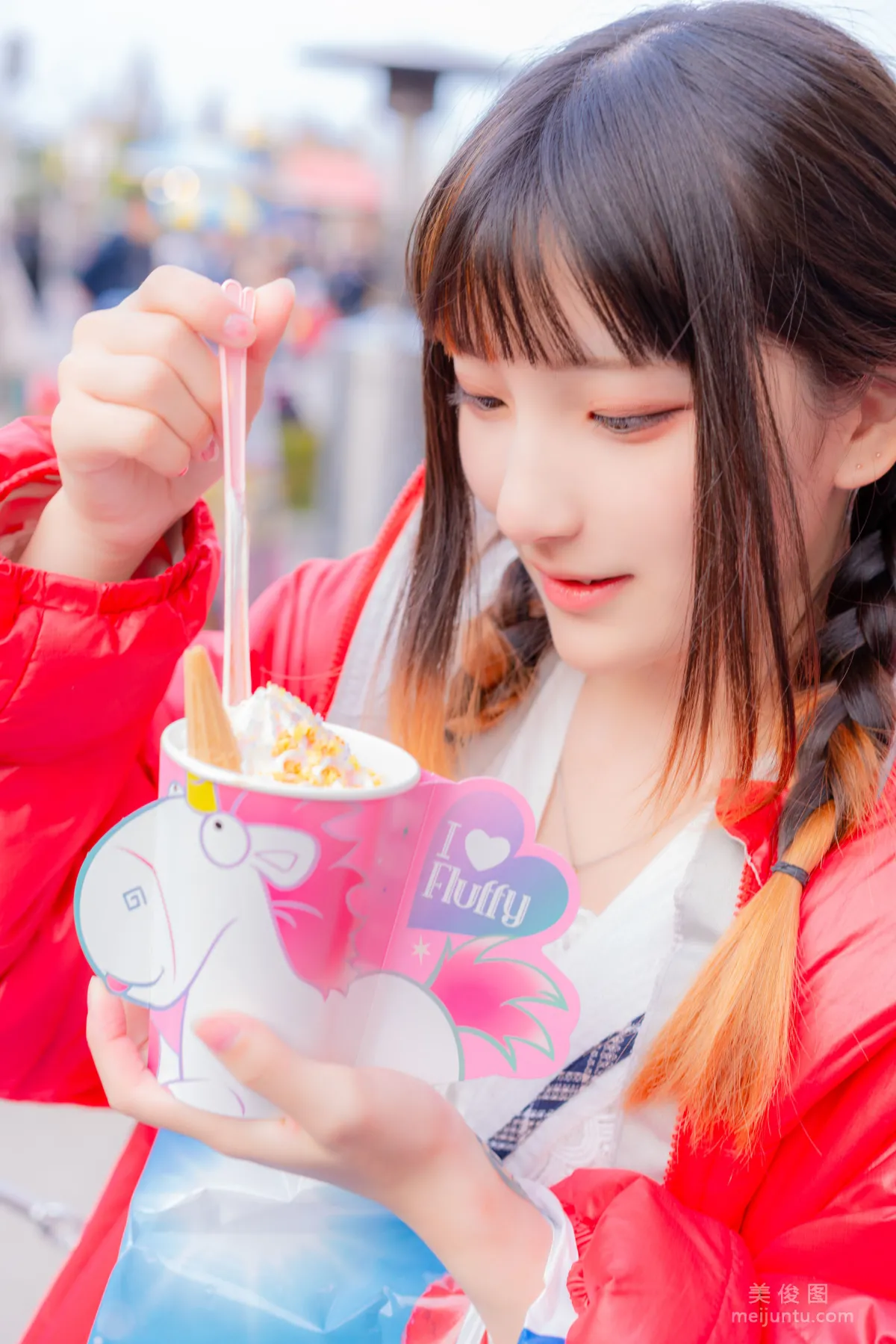 [Fantasy Factory] 小丁Cosplay 2020.01 《黑丝 和服 JK》 写真集69