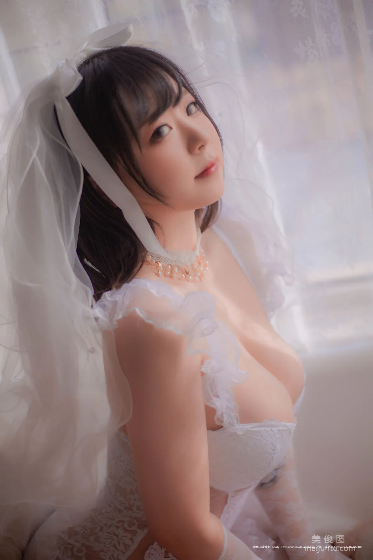 [Cosplay] Pipi Naike Keai Lela, Hazy Wedding Dress Photo Set photo 10