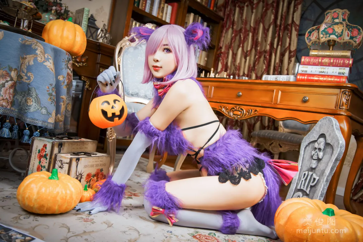 Douyu Streamer w Heimizhou w, Halloween Photo Set photo 10