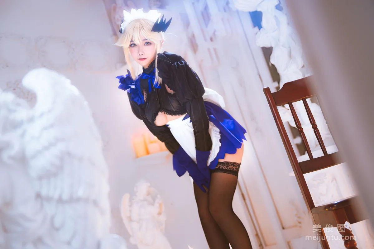 Weibo Girl Momoko Kuikui Black Gun Dull Maid Photo Set photo 14