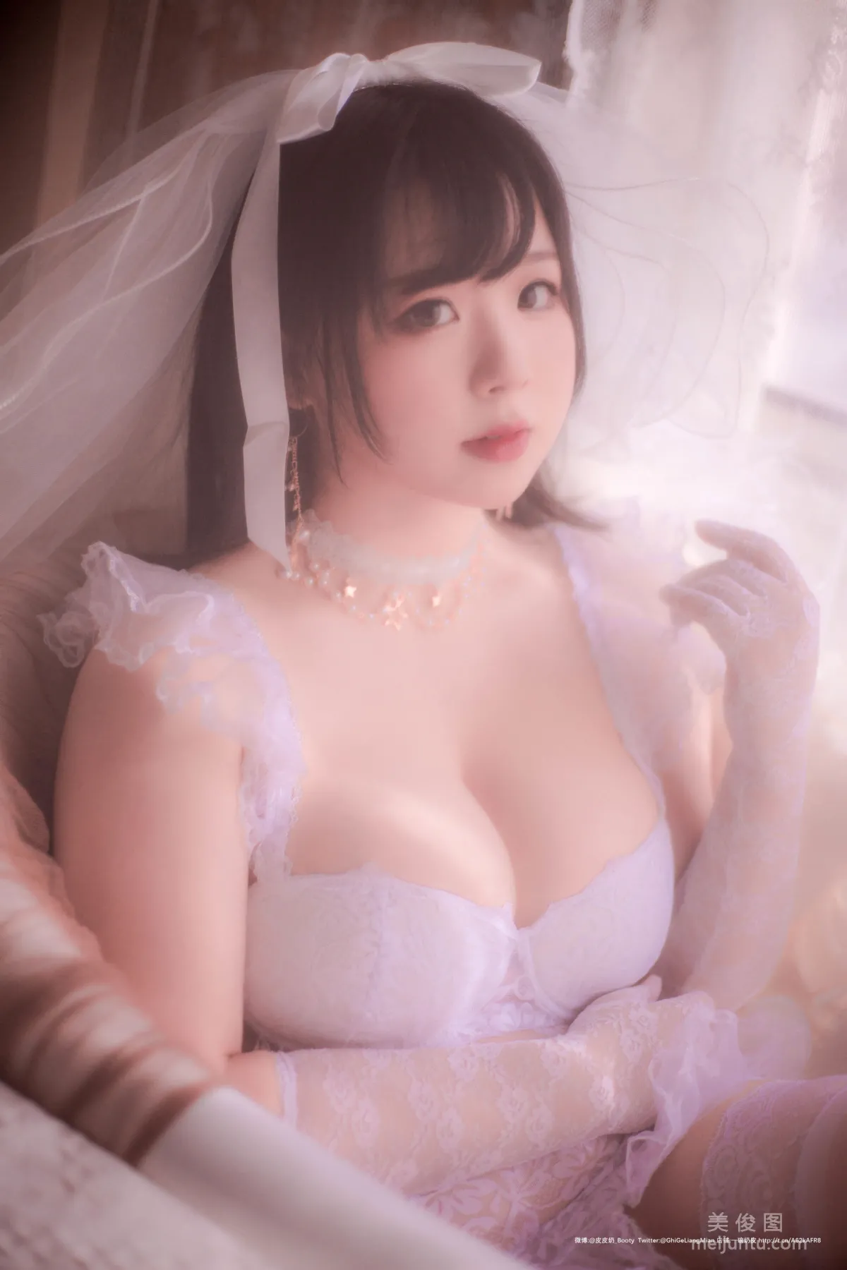 [Cosplay] Pipi Naike Keai Lela, Hazy Wedding Dress Photo Set photo 3