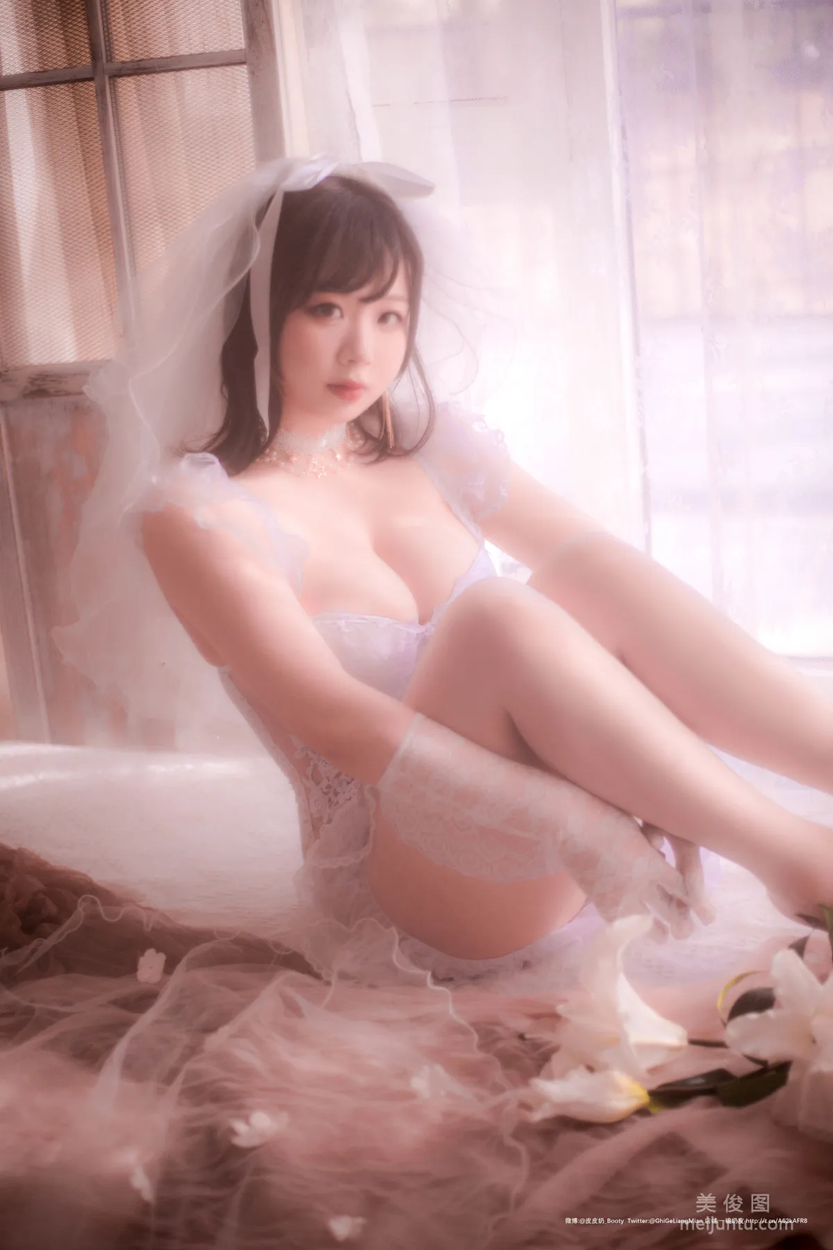 [Cosplay] Pipi Naike Keai Lela, Hazy Wedding Dress Photo Set photo 41