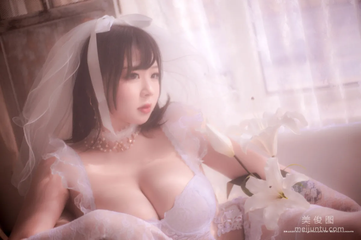 [Cosplay] Pipi Naike Keai Lela, Hazy Wedding Dress Photo Set photo 7